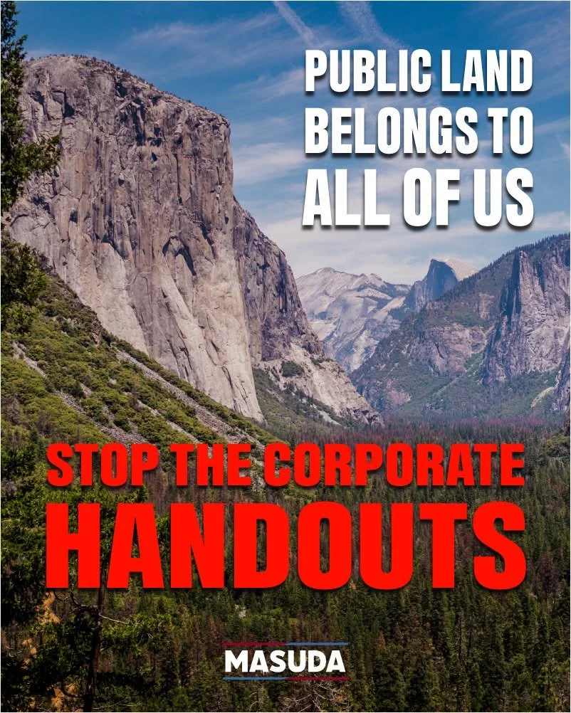 Where is the Representative who was elected to represent and protect Yosemite National Park?