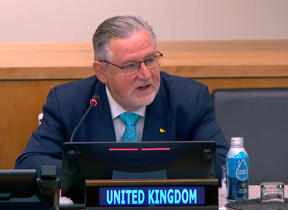 Barry Gardiner MP - Speaks at the UN