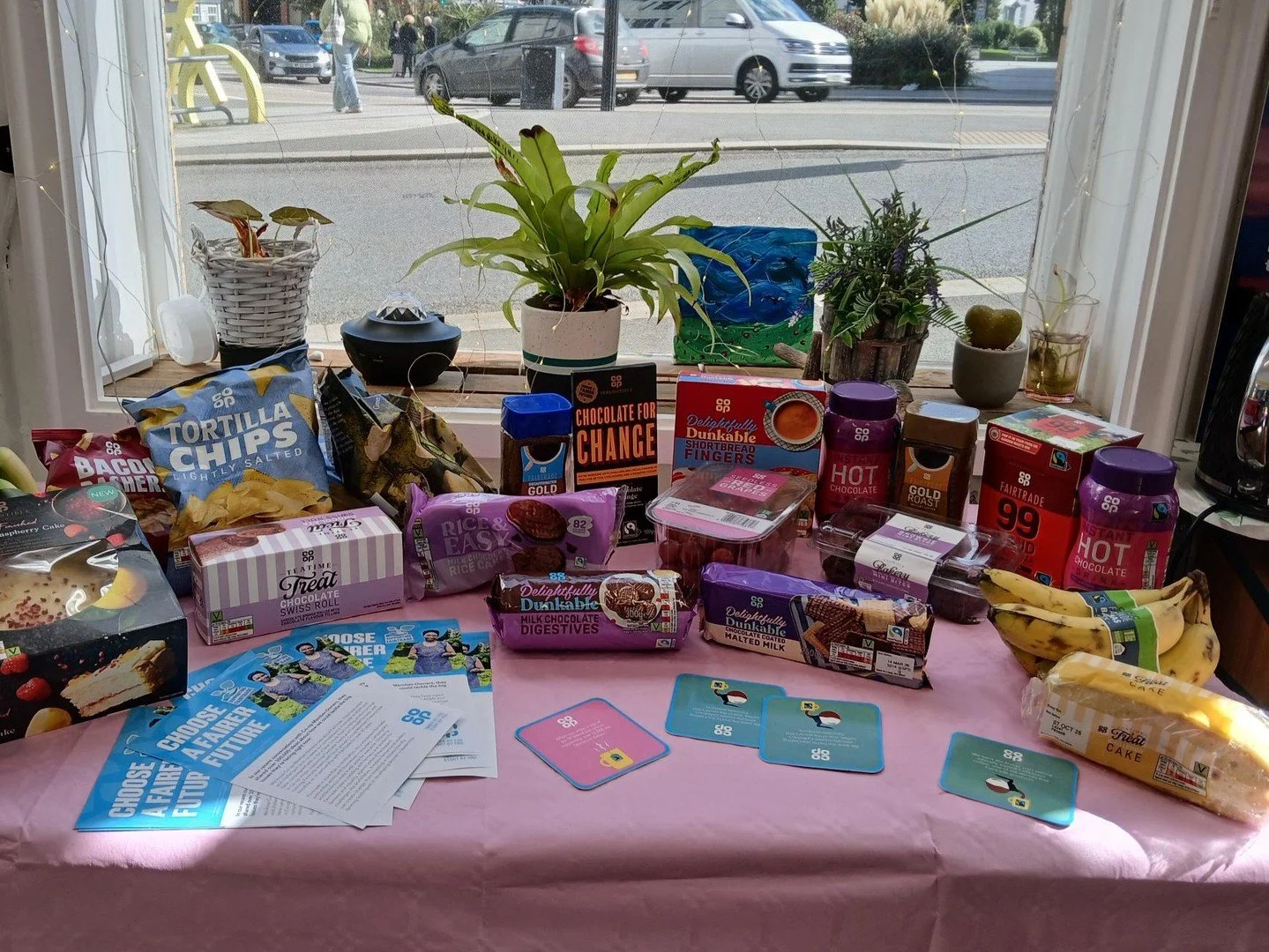 A HUGE thanks to Sam from #Coop Community Engagement,  who has supplied our Barnstaple YES centre with a donation of Fairtrade refreshments! 🌍☕

They&rsquo;re also excited to develop a Young Members Forum to ensure the voices of young people in the 