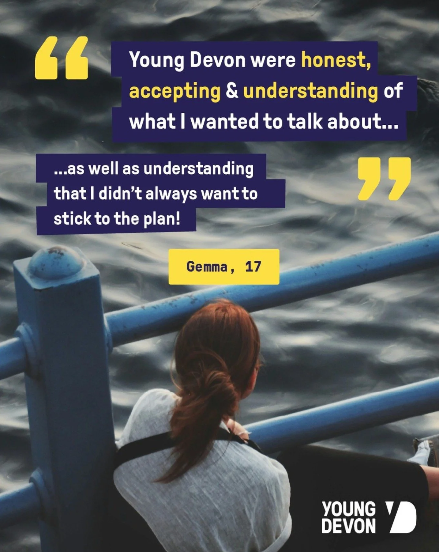 Our team build quality relationships with young people that truly make a difference 💛

To each and every one of our staff members and volunteers, all across Devon; thank you for helping young people feel safe, supported, heard and seen.

Comment 👏 