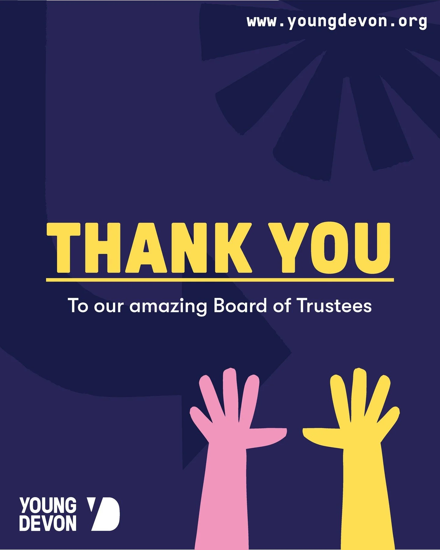 It&rsquo;s #TrusteesWeek2025! 👏

We would like to say a HUGE thank you to all of our amazing, committed Trustees for their support and guidance during this past year.

You have helped us to thrive, and make a difference to thousands of young people 