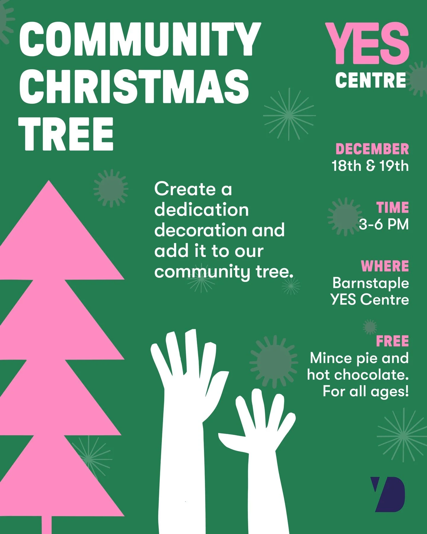 ✨ Get crafty, get cosy, and make some memories! Add your own decoration to our community tree and enjoy a festive treat (or two). 🎄

See you there!