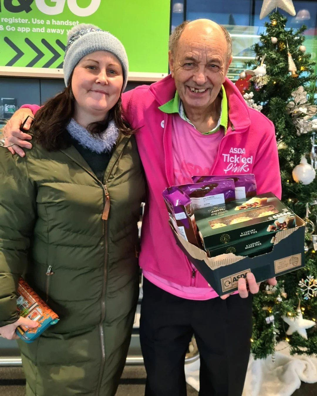 A big thank you to Walter at Asda Barnstaple for kindly donating some much-needed hot chocolate and mince pies to Barnstaple YES! We really appreciate your support.