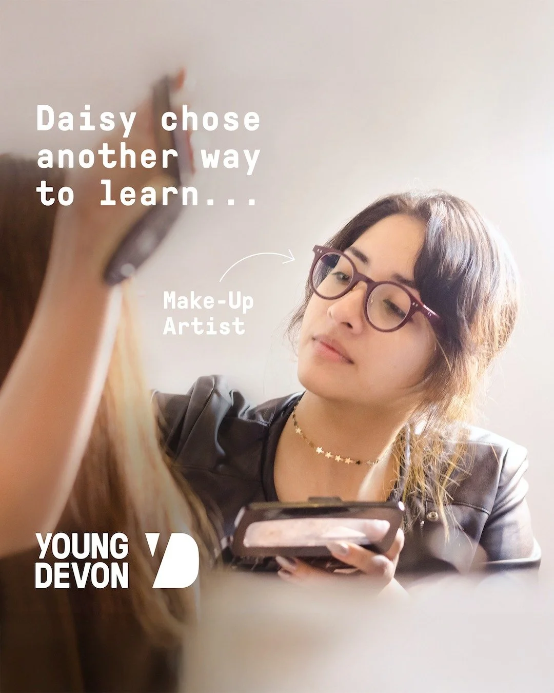 Daisy chose a different path&hellip; and now she&rsquo;s living her dream as a make-up artist, doing what she loves every day! ✨

If you&rsquo;re 16&ndash;25 and near #Exeter, #Plymouth, or #Torbay, YOU could join our FREE courses!

Our courses will 