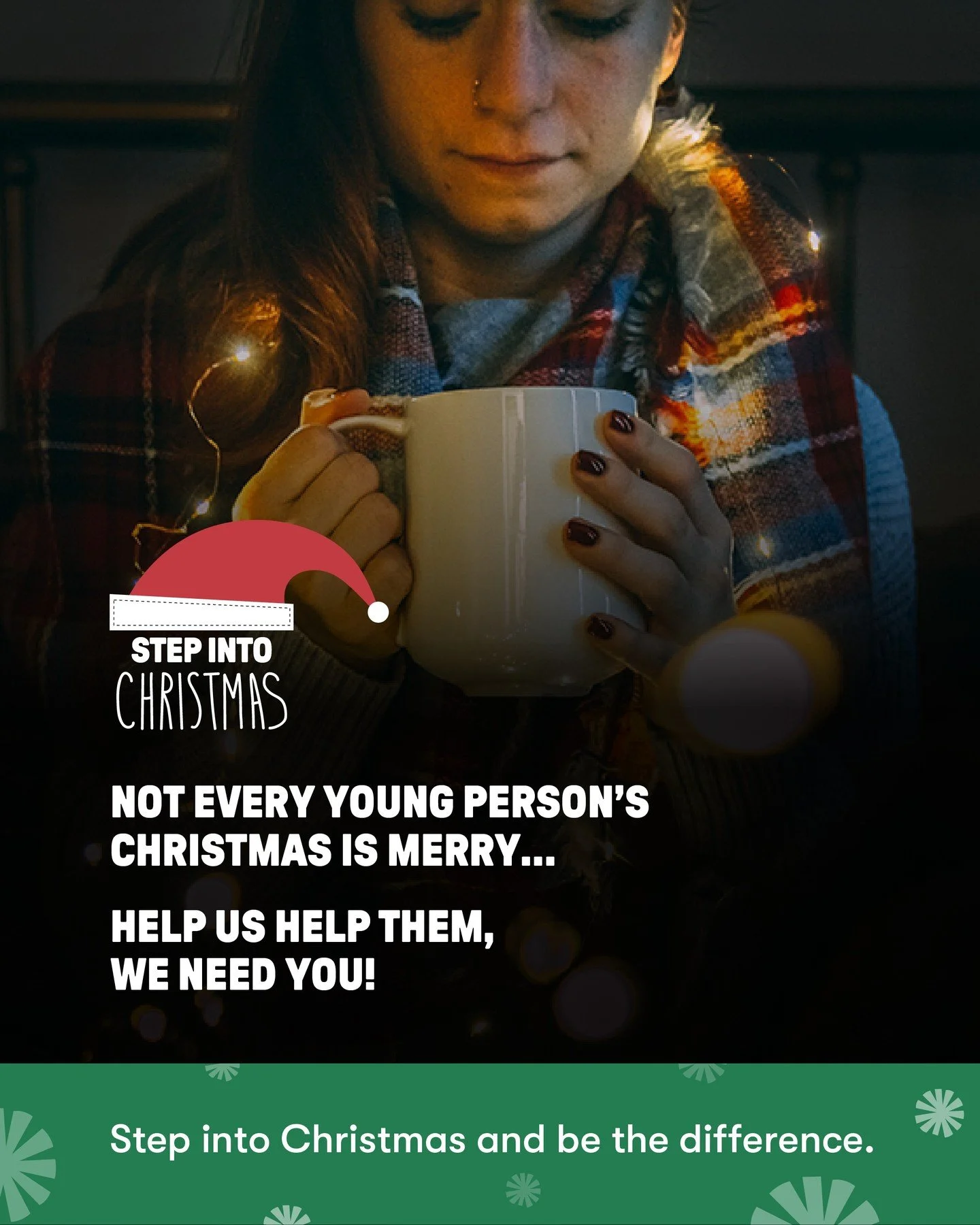 Not every young person wakes up to a happy Christmas.

With your support, we can be there for them.
Help our Christmas fundraising , small acts of kindness can change lives.

Find out more at youngdevon.org/christmas.