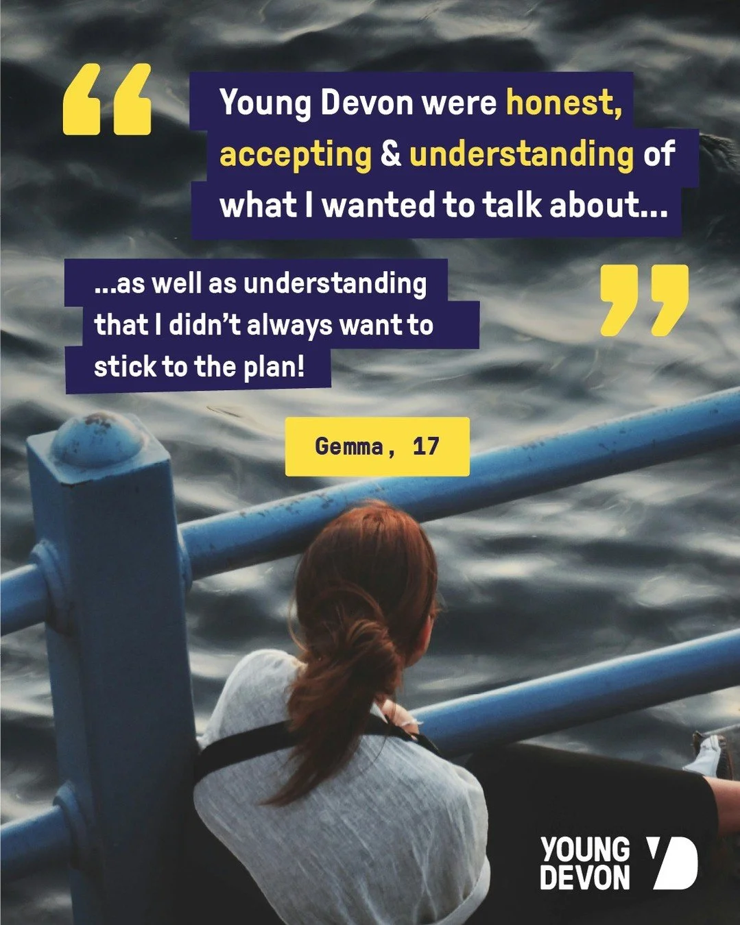 Our team build quality relationships with young people that truly make a difference 💛

To each and every one of our staff members and volunteers, all across Devon; thank you for helping young people feel safe, supported, heard and seen.

Comment bel