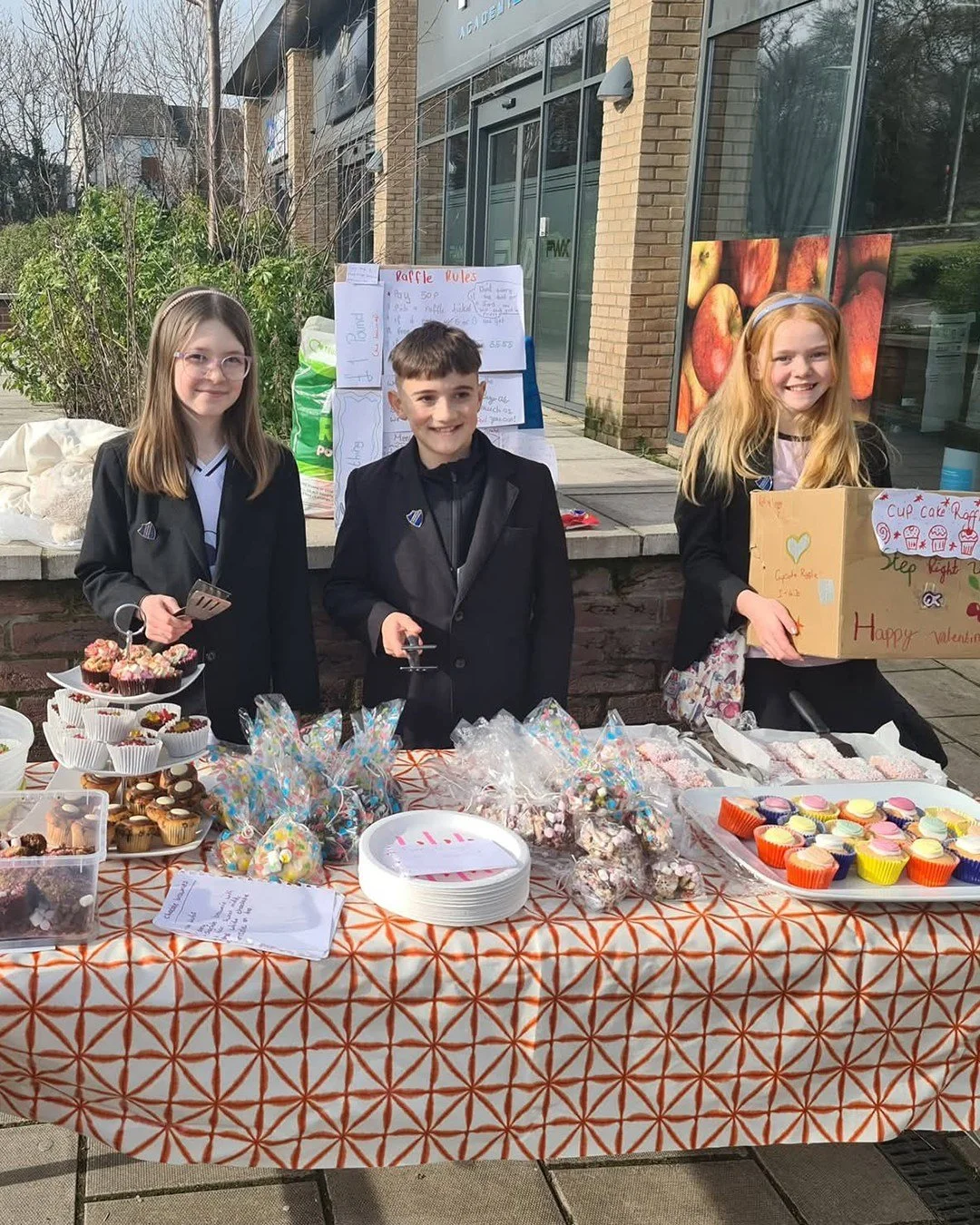 A HUGE thank you to Albie, Kia and Caroline, three young people who held a bake sale to raise money for Young Devon! 🧁

After being inspired by a lesson at Highweek Primary School where they were asked to theoretically plan a fundraiser, they decide
