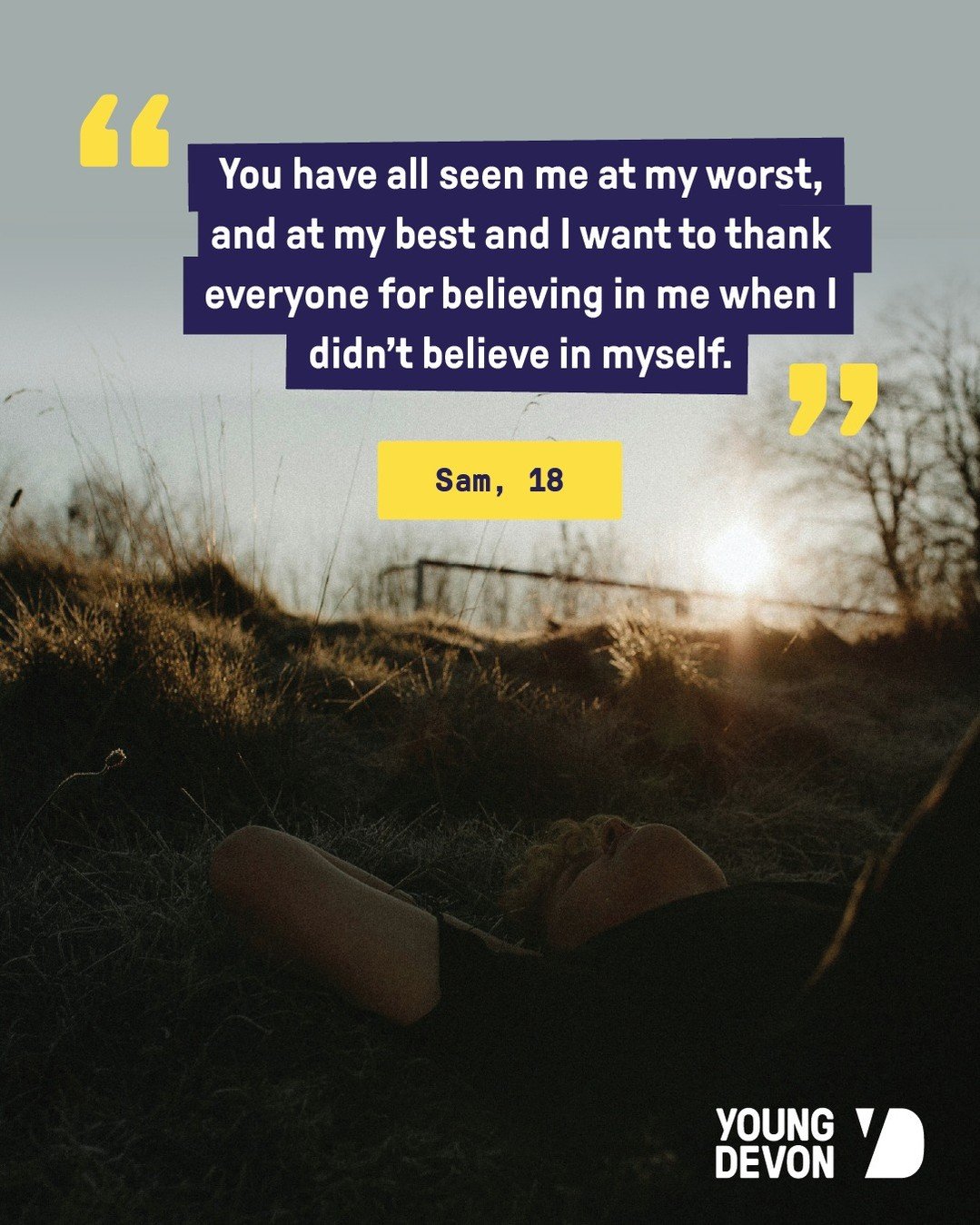 We pride ourselves on the relationships we build with young people, and the difference they make 💛

#Thankyou to the Young Devon team for changing lives, and believing in every young person.