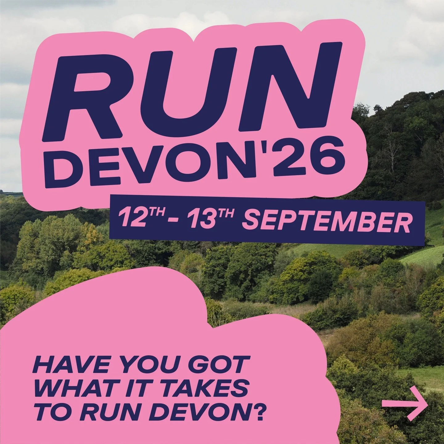Have 𝗬𝗢𝗨 got what it takes to RunDevon? 🏃&zwj;♂️🏃&zwj;♀️

Save the date of our 2026 epic running event 🗓️ 12-13th September 2026 🗓️
Run &amp; make a difference to vulnerable young people in Devon. 

Simply visit rundevon.org to sign up today!