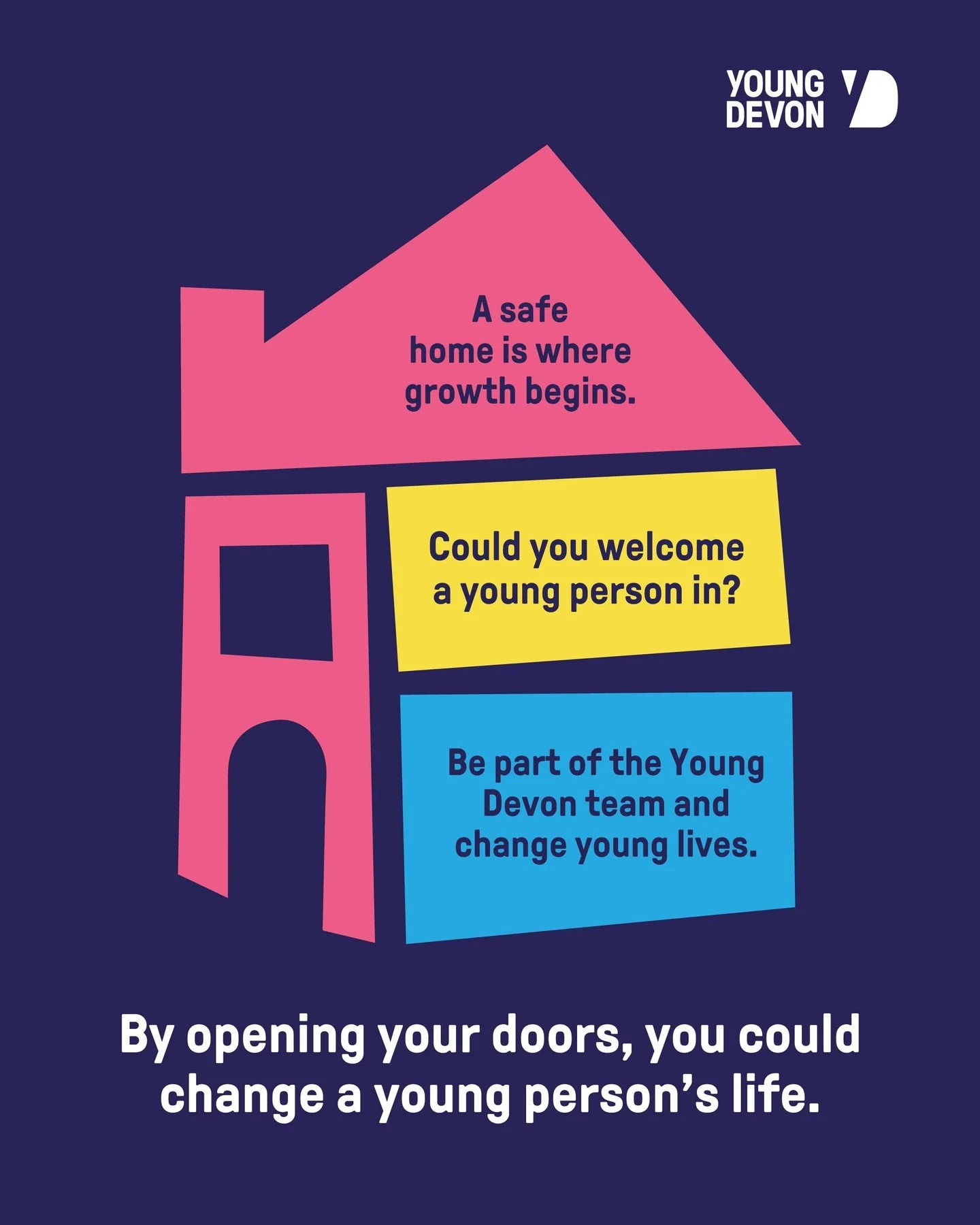 Sometimes, all a young person needs is a safe place to land and someone who cares.

By opening your home, you can help them find stability and begin building their future, and we&rsquo;ll be here to support you every step of the way.

Visit youngdevo