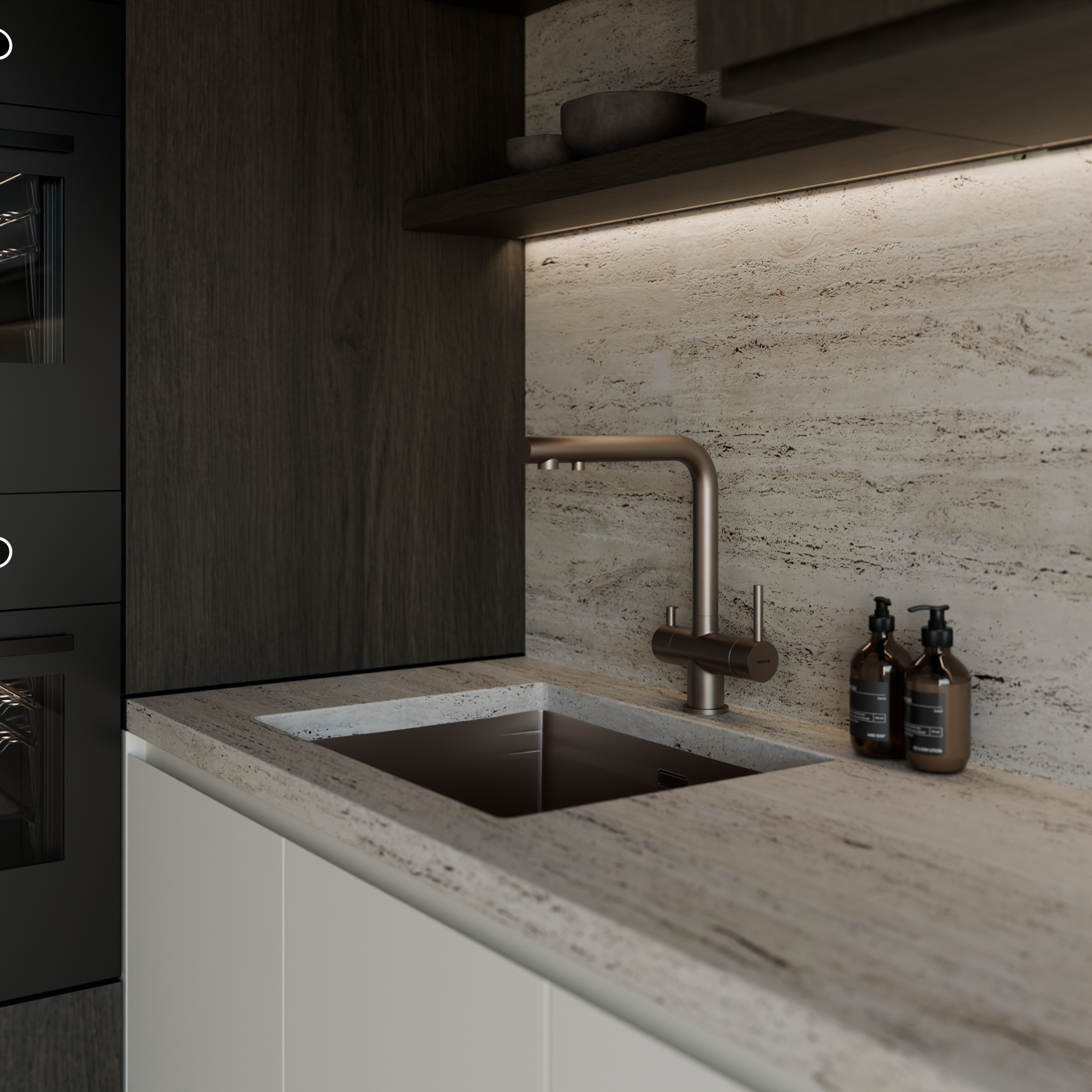 3D Rendering - Kitchen Design