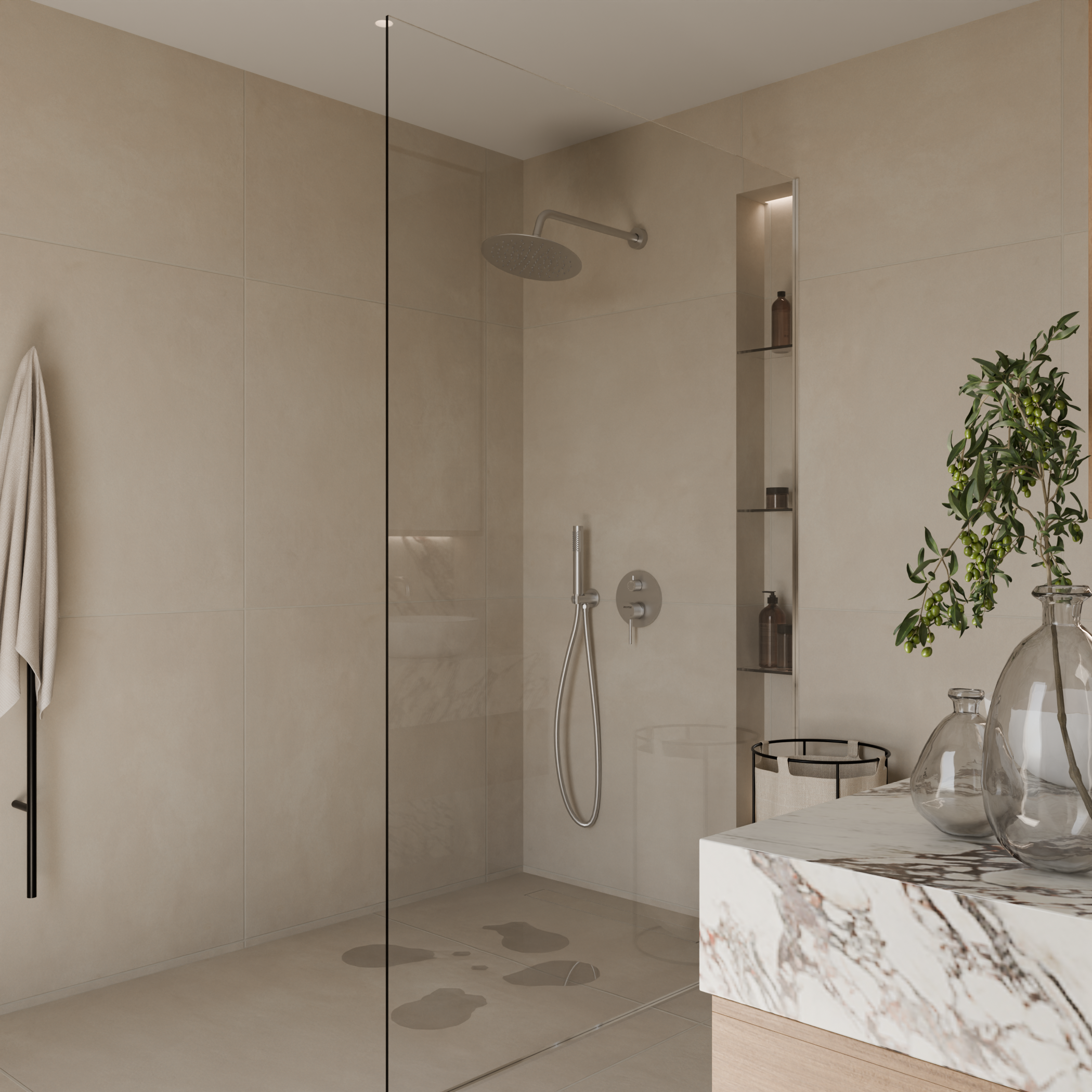 3D Rendering - Bathroom Design