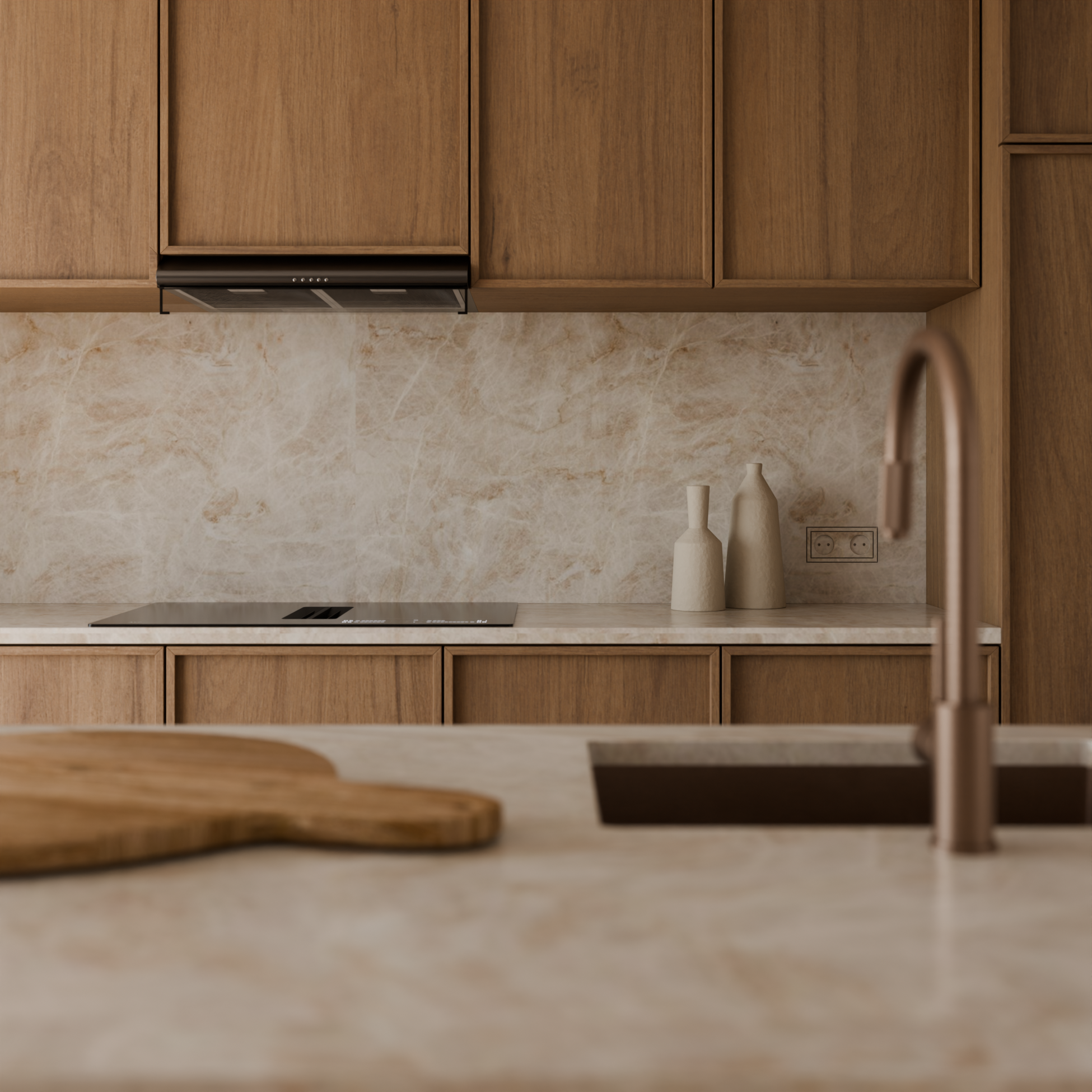 3D Rendering - Kitchen Design