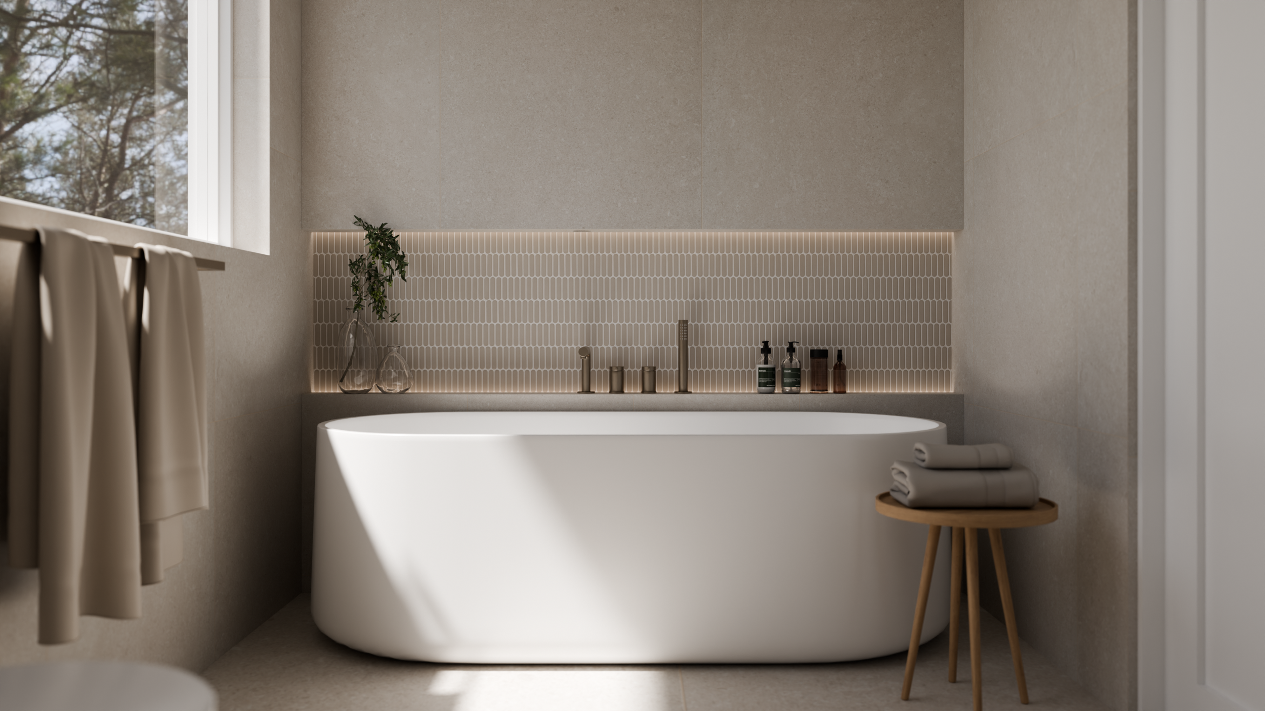 3D Rendering - Bathroom Design