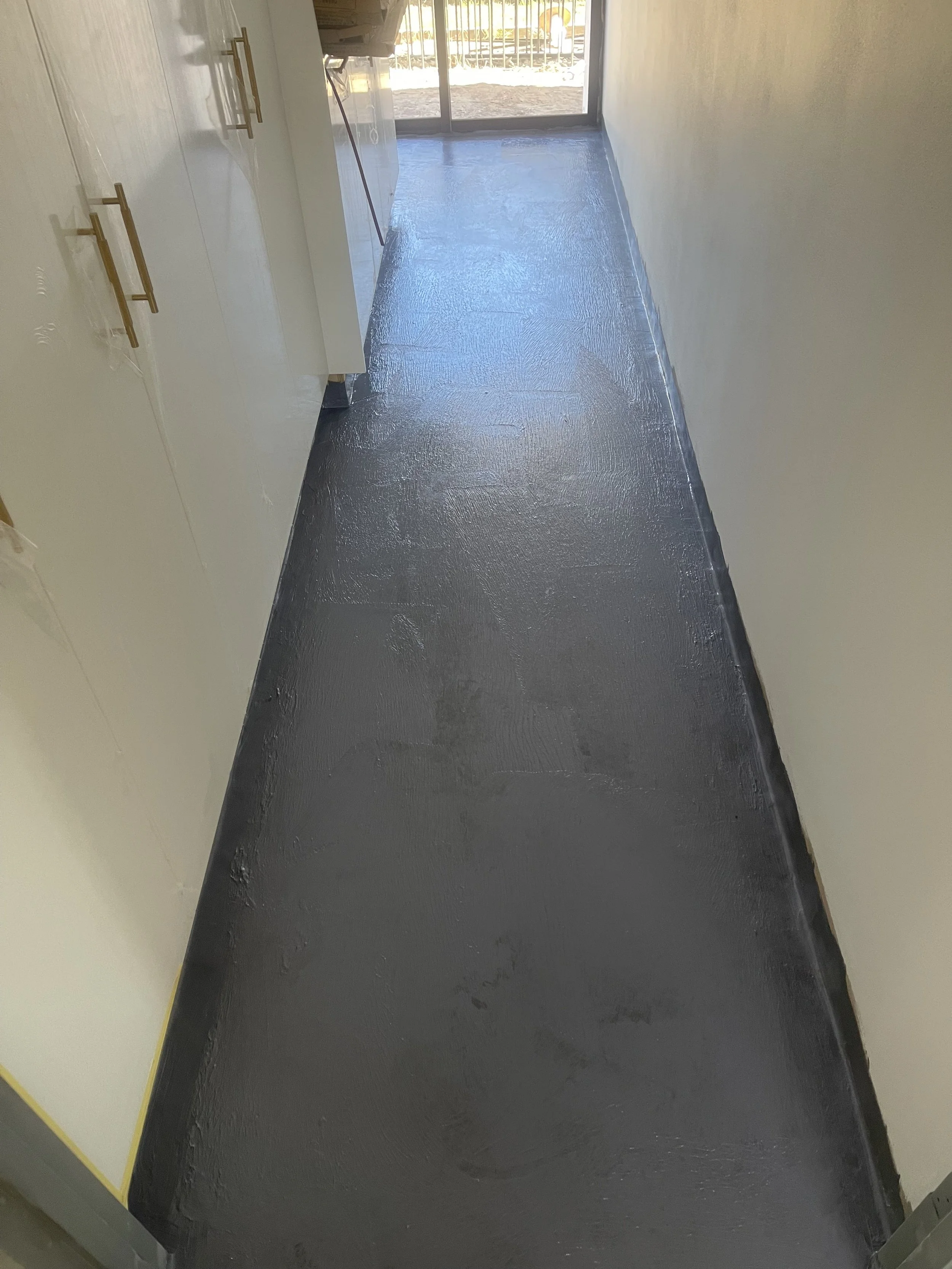 laundry room waterproofing before tiling in Darwin
