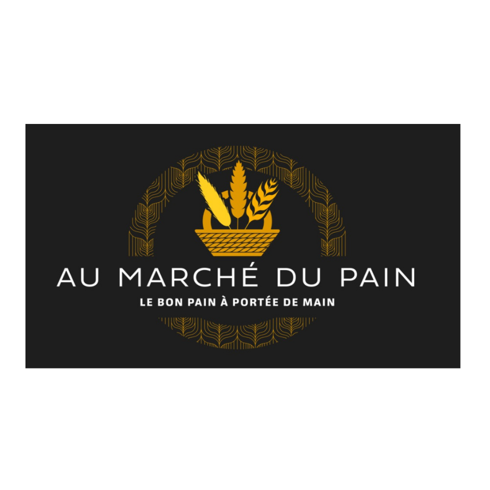 Au marché du pain - le bon pain à portée de main (logo). 
