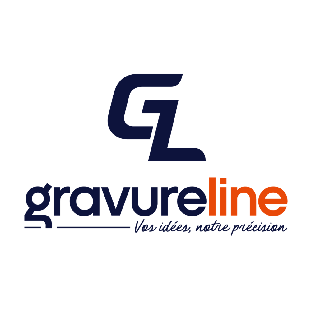 Gravureline - Vos idées, notre précision (logo). 