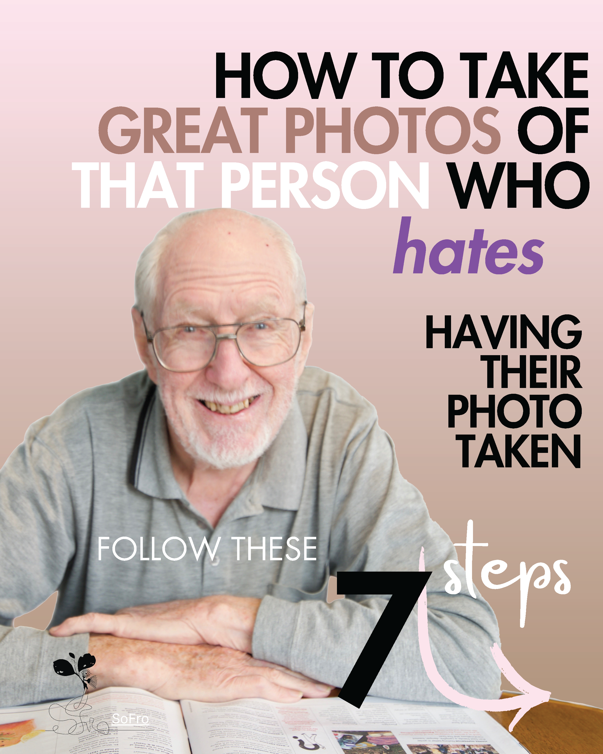 How to take photographs of that person who hates having their photo taken