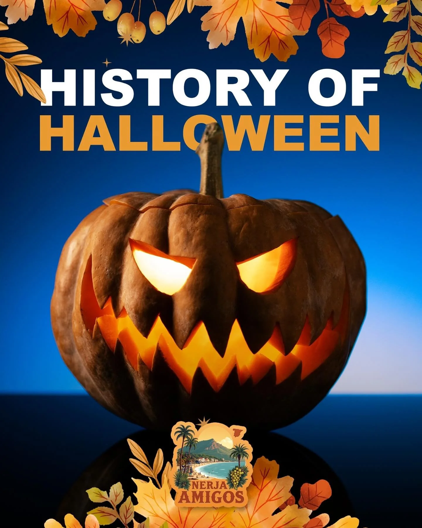🎃 Ever wondered how Halloween, D&iacute;a de los Muertos and All Saints&rsquo; Day are connected? 🕯️

👉 Read the story behind these traditions: https://www.nerjaamigos.com/nerja-residents-hub/the-history-of-halloween-da-de-los-muertos-and-all-sain