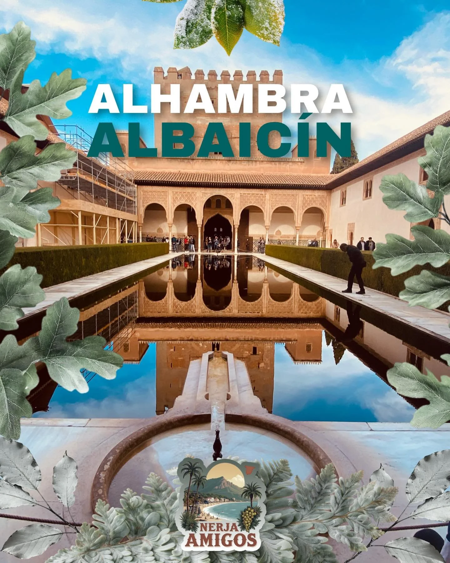 A Palace of Light &amp; Timeless Beauty ✨

Sunlight, water, symmetry and mosaics - Alhambra is more than a monument, it&rsquo;s a masterpiece of light and design. Wander through its stories and discover how Andalusian tiles shaped centuries of art an