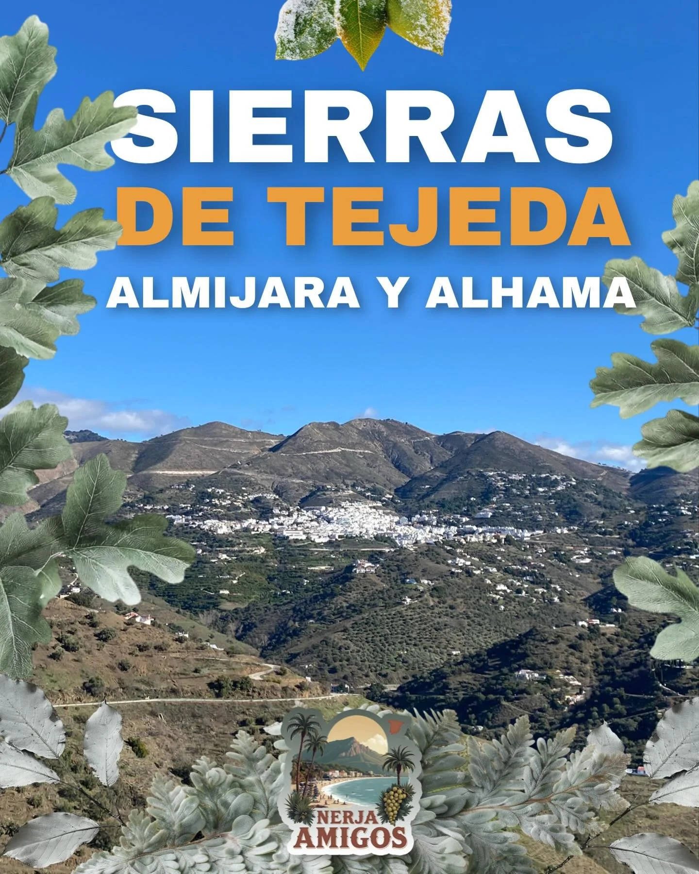 Great quiet time to explore 🏔️ 🚶&zwj;♀️ 

Just inland from Nerja, the Sierras de Tejeda, Almijara y Alhama open up into a world of mountain paths, fresh air and white villages resting peacefully on the hillsides.

Perfect for slow walks, winter sun