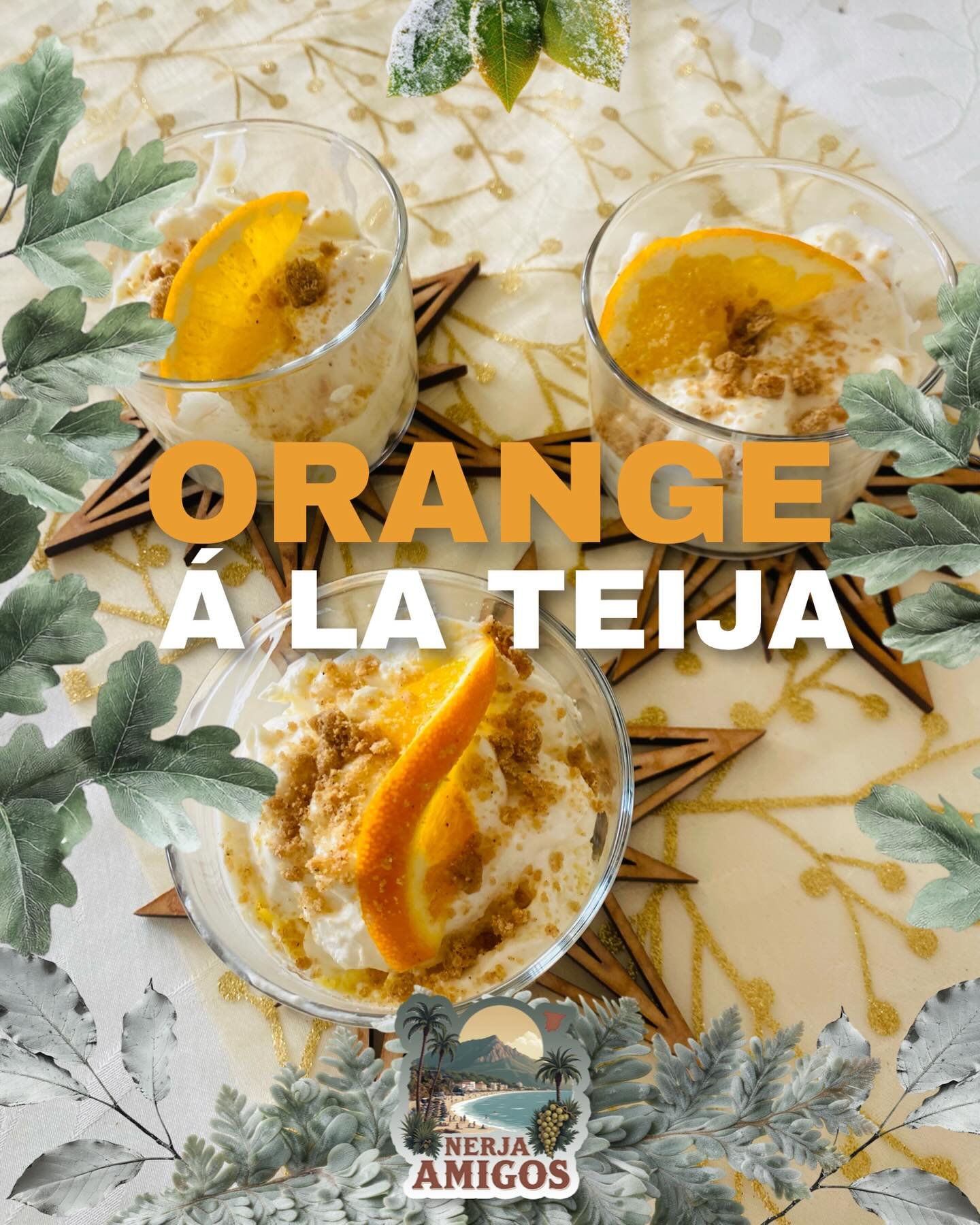 🍊 What to do with all those winter oranges? 🍊

Turn them into Orange &agrave; La Teija - Crema de Naranja con Queso Fresco, a simple, no-cook Nerja Amigos favourite. Sunshine in a bowl. 🍊 

Fresh from the tree or the market to recipe&hellip; 
👉🏼