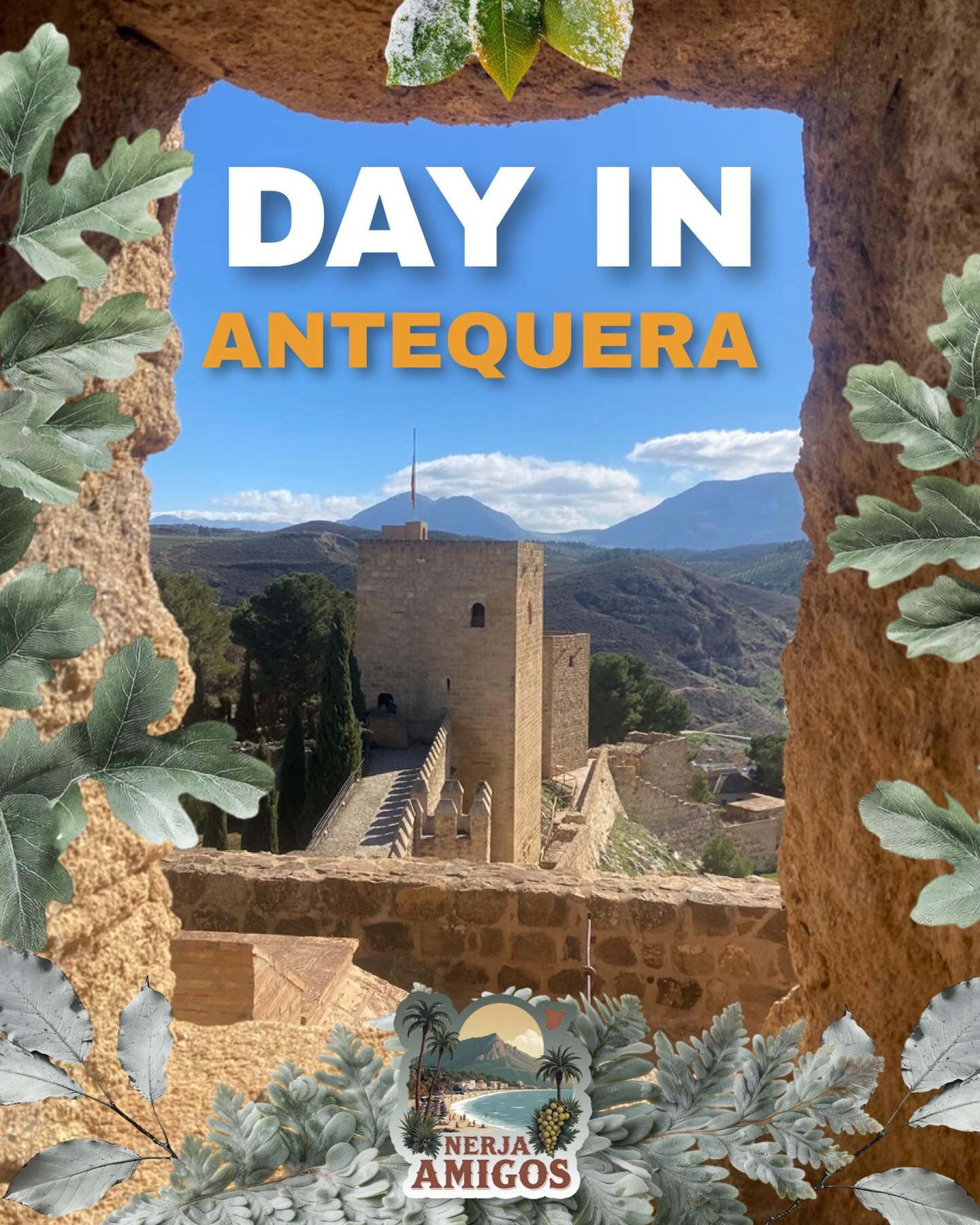 A Day Trip from Nerja or maybe a Weekend Wonder! 

Antequera- Ancient dolmens, legendary love stories and the sleeping face in the mountains &mdash; 

Antequera is a magical day trip into Andalusia&rsquo;s deepest history. 

Read the full story on Ne