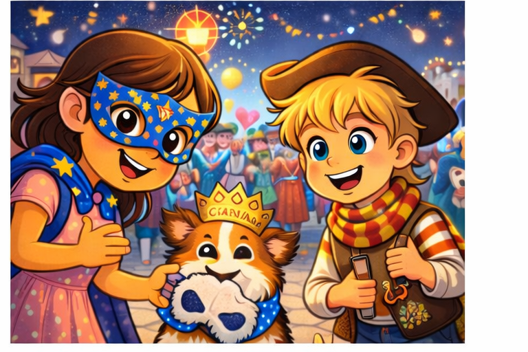 🎭 Luna, Max and Nico - at Nerja Carnival 🎭