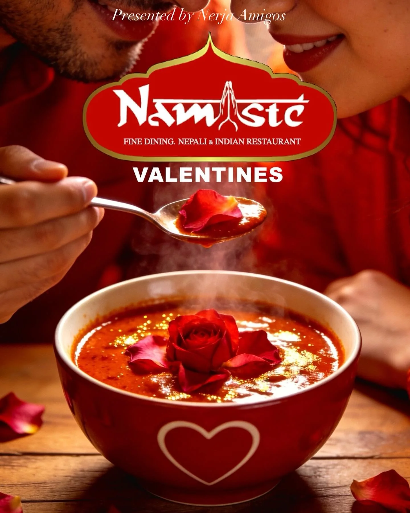 ❤️ Celebrate Valentine&rsquo;s at Namaste ❤️

Where every dish is made and served with Nepalese family love &mdash; candlelight, laughter, and spice.

Book your table 💕 Namaste Nepali &amp; Indian Restaurant and discover more about the Nepali family