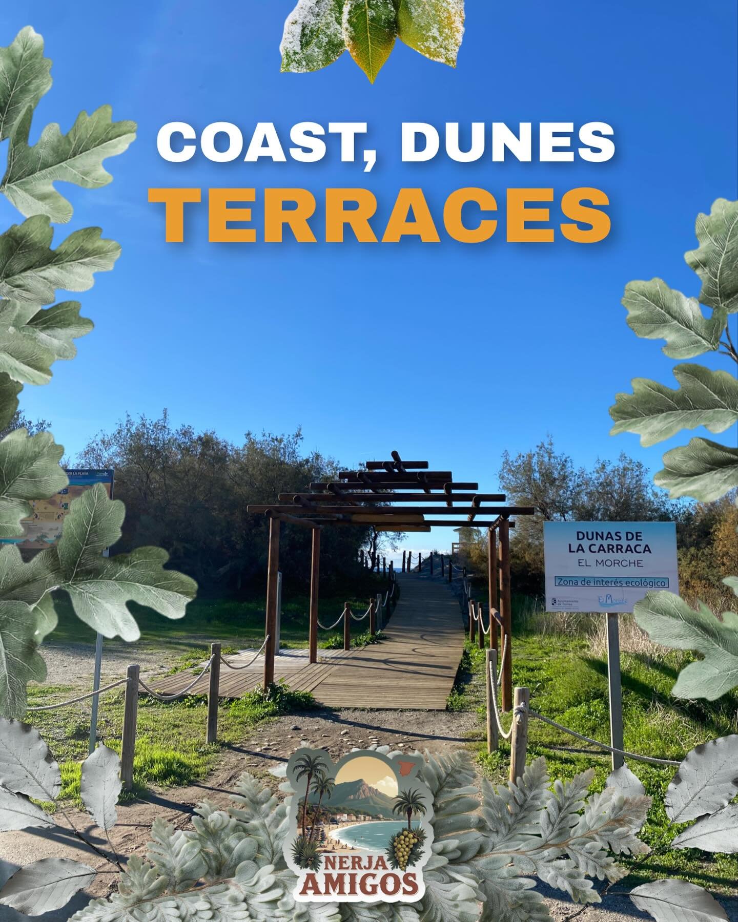 🚶&zwj;♀️ Fancy a walk with sea views, sandy dunes and a lighthouse at the start? 

This coastal route takes you along a relaxed promenade, through the wild dunes, and sunny terraces &mdash; perfect for a gentle adventure by the Mediterranean with fo