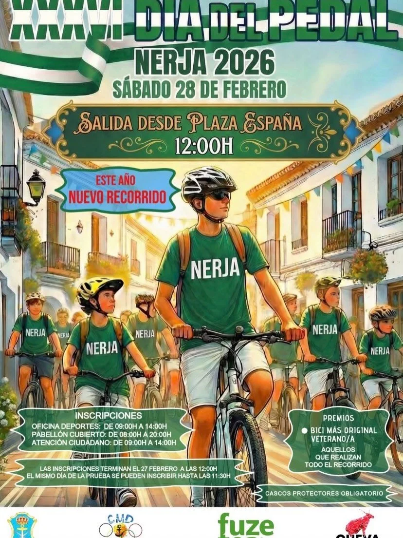 Join us on 28th February in Nerja to celebrate Andalusian culture, heritage and community spirit! 💚✨ 🚴&zwj;♀️ 

Check the Calendar - info in English 👉🏼 https://www.nerjaamigos.com/events/da-de-andaluca 

We will update any info from Townhall ☀️ #