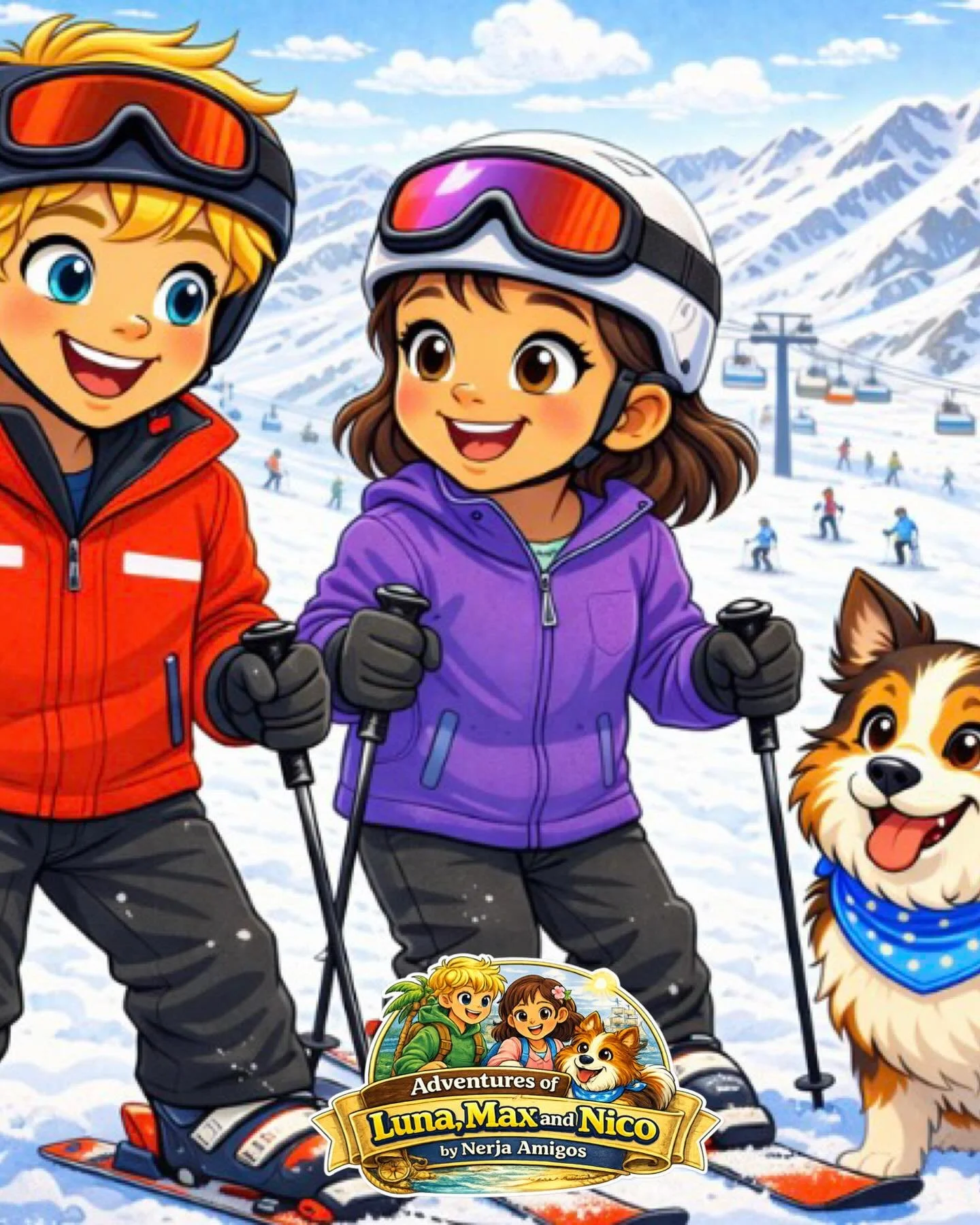 🐣 Are you visiting Nerja this Easter? With children or grandchildren ? 🐣 

Luna, Max and Nico are back with a new adventures. They are skiing in Sierra Nevada 🎿 , exploring the local market 🍓and next week enjoying Semana Santa in Nerja 🐣 

Fun s