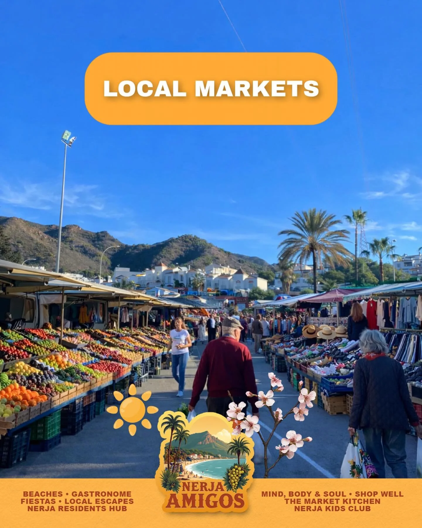 Where and when do the locals go to find the freshest fruit, vegetables and hidden market treasures in Nerja and surrounding areas? 🍊

Curious which markets to visit and what you might find?

👉🏽 Read more here:
https://www.nerjaamigos.com/market-fi