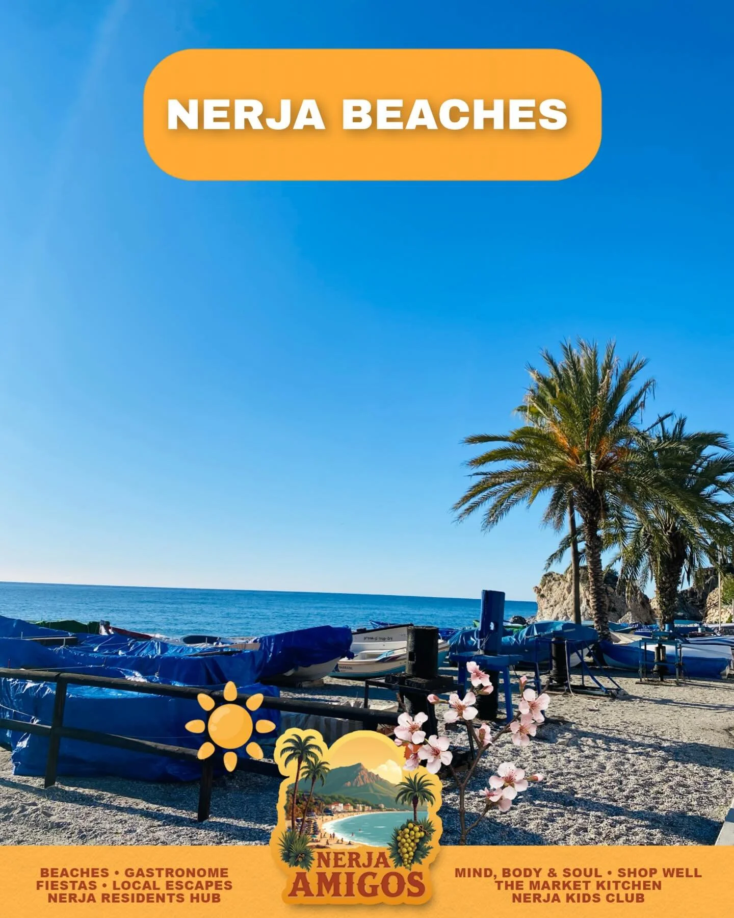 Looking for your next beach holiday?

Burriana - lively &amp; vibrant 🎶 
Carabeo - coves &amp; character 🌞 
Calahonda - iconic &amp; scenic 🏖️ 
El Sal&oacute;n - central &amp; towny 🏙️ 
Torrecilla - easy &amp; relaxed 👒 
Playazo - wide &amp; uns