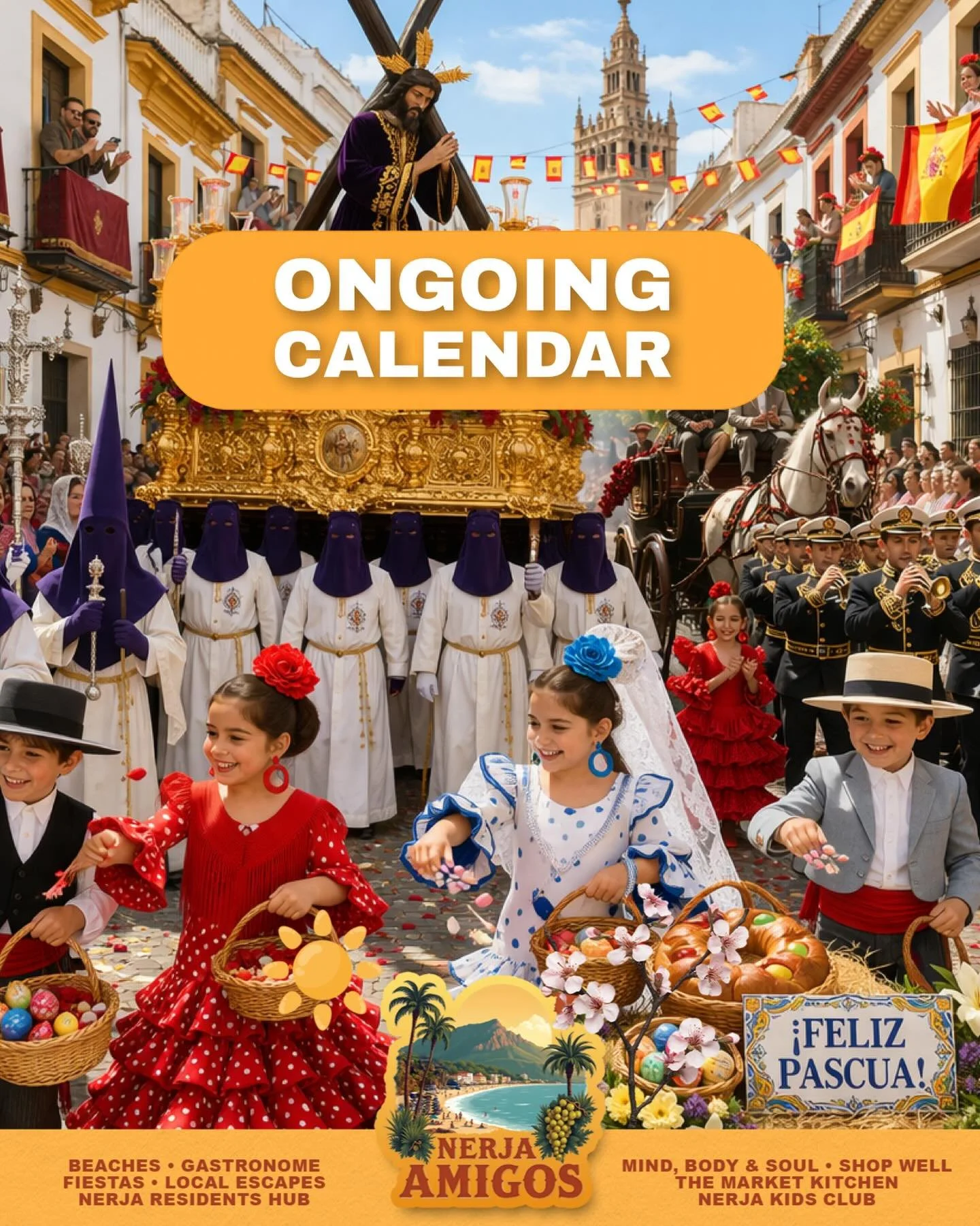 ‼️ ONGOING UPDATES &bull; SEMANA SANTA CALENDAR‼️ 
 
Check out 👉🏽 A beautiful live Passion performance returns to the Balc&oacute;n de Europa on 30th March a tradition brought back to life, only second time since 1851 - right in the heart of town! 