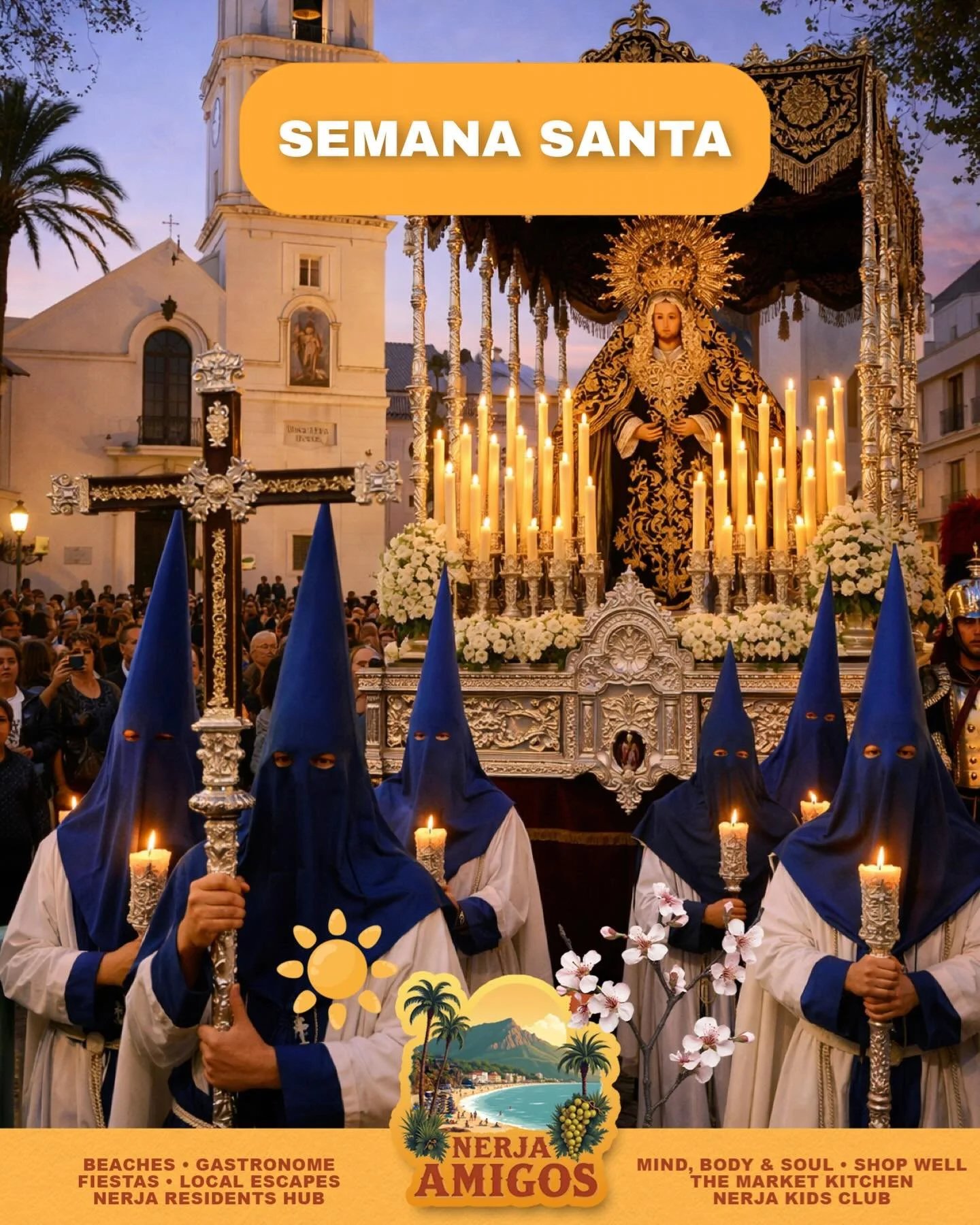 Have you ever wondered why people in Spain dress in those striking pointed hoods and robes during Semana Santa?

Behind what might seem unusual at first glance lies a deep history- want to know where it all comes from? 

Discover the story behind Sem