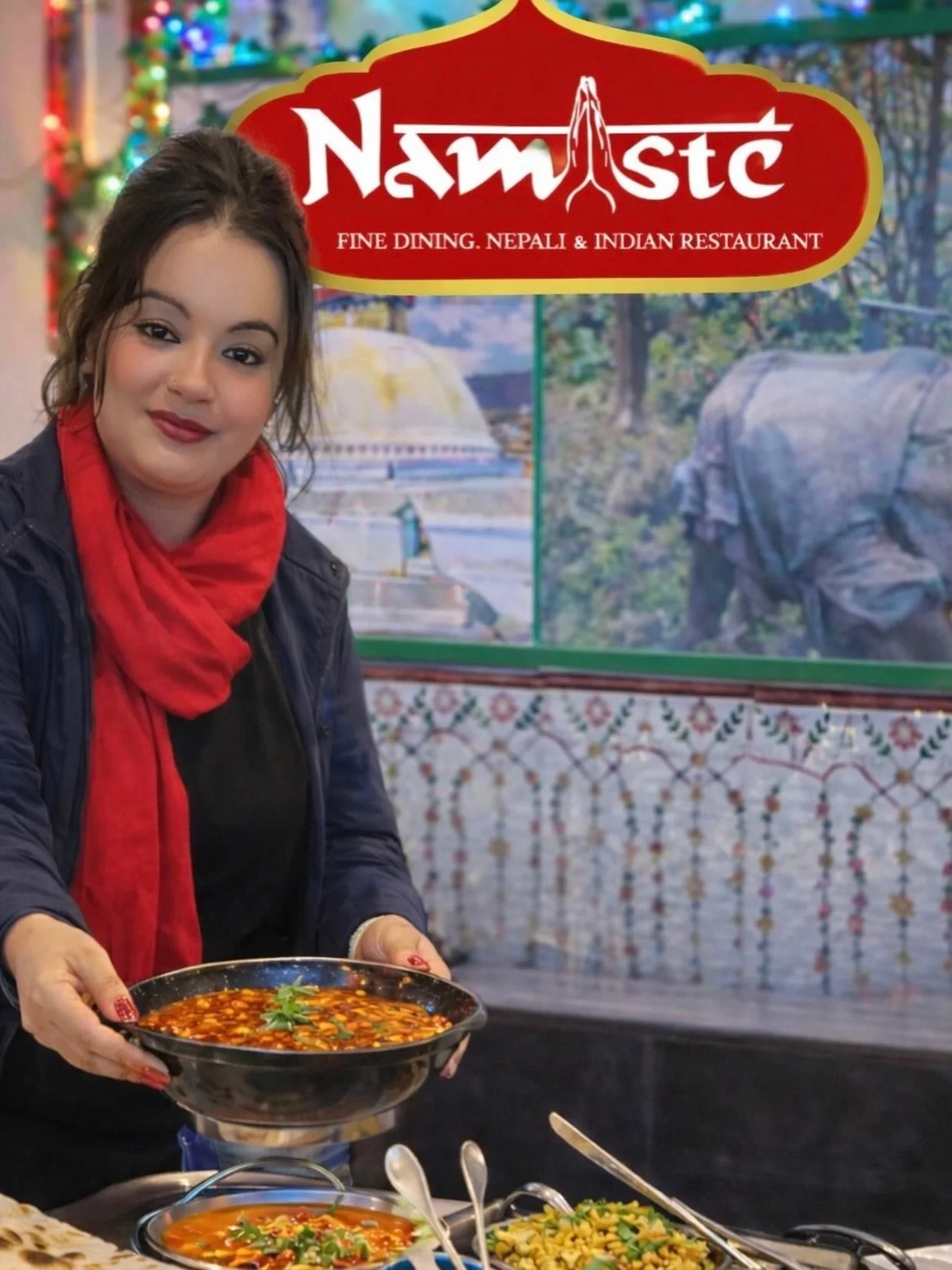 Time for curry? 🍛 🌶️ 

Come for the food&hellip; Namaste Nepali &amp; Indian Restaurant- stay for the company, and Sangeeta&rsquo;s loving, caring, sharing spirit - a little dose of soulful food we all need from time to time. 

When that craving hi