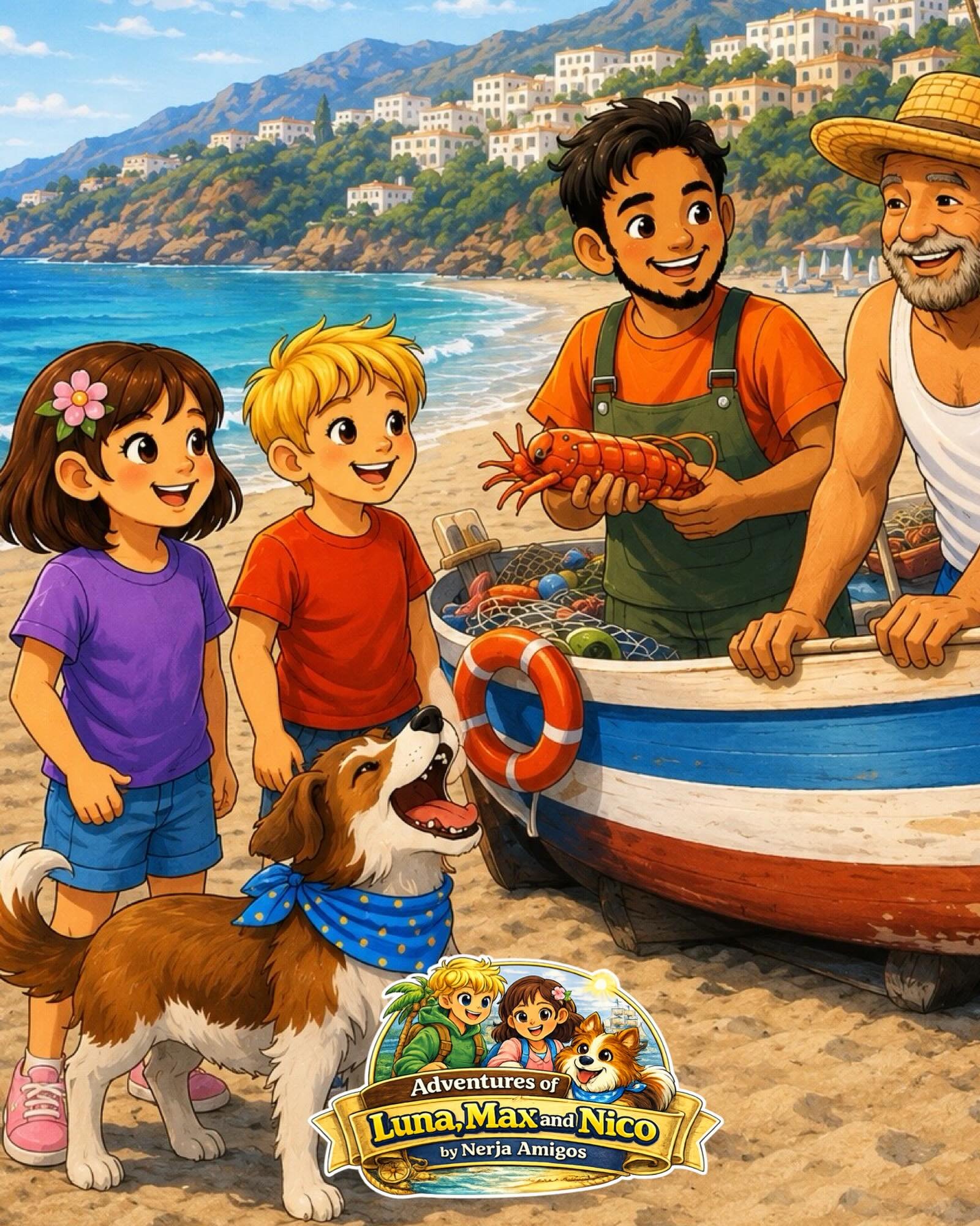 🌞 Looking for kid adventures and magical stories inspired by real places in and around Nerja?

The Nerja Kids Club by Nerja Amigos￼ brings together local family adventures, hidden gems, beaches, caves, nature and the mindful adventures of Luna, Max 