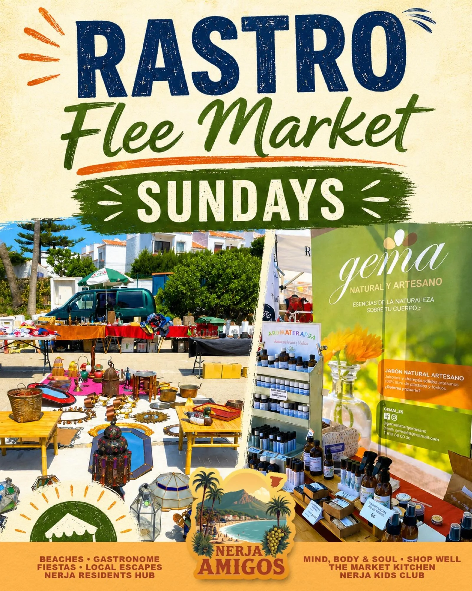Rastro Market 👉🏽 Treasure hunting, hidden gems, handmade finds and Sunday sunshine ☀️🛍️

From vintage d&eacute;cor and quirky antiques to natural artisan products, the Rastro Flea Market is one of those relaxed Sunday mornings where you never quit