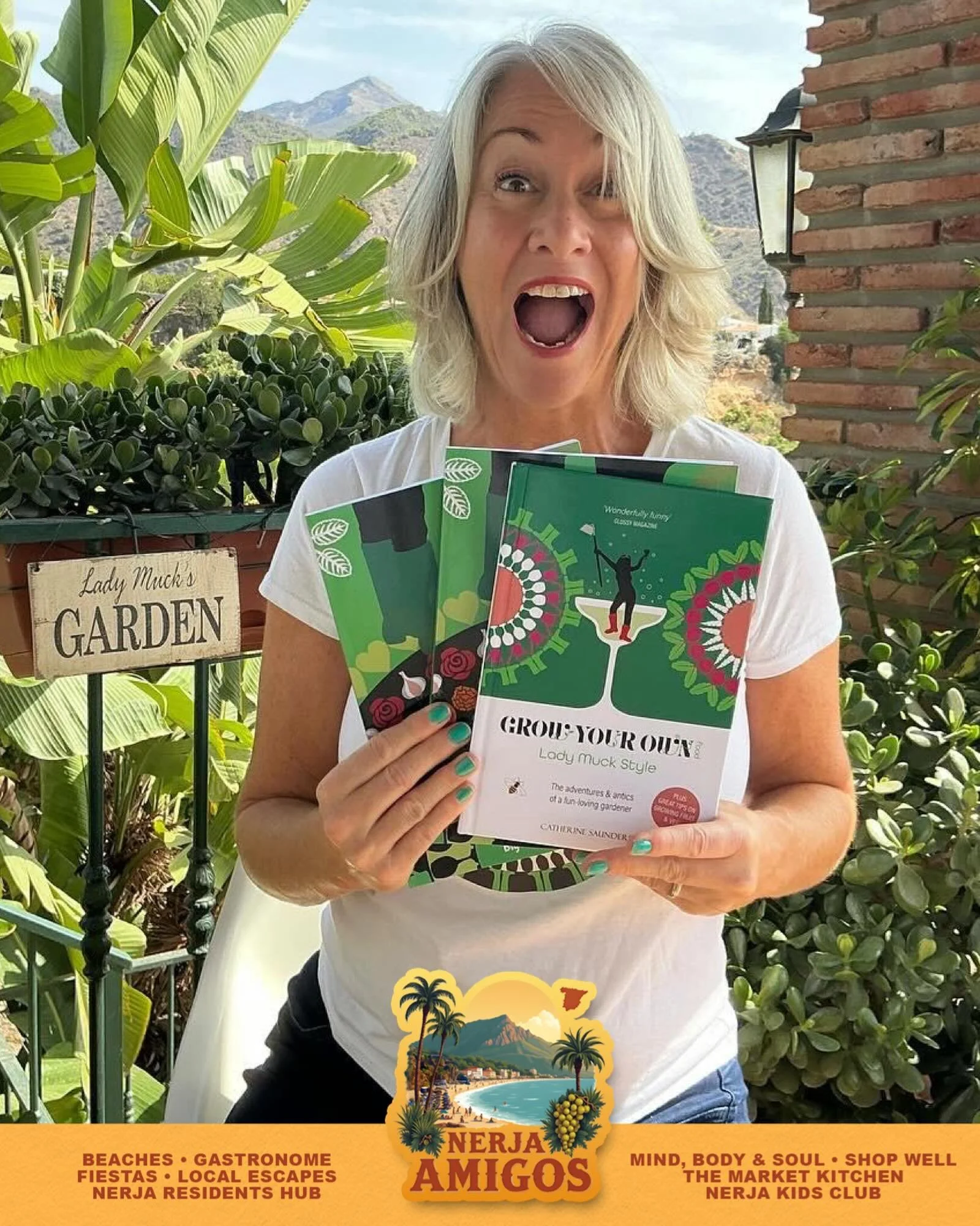 🌱 Meet the Bridget Jones of gardening&hellip; @ladymuckstyle 🌿

NEW, NEW, NEW additions have landed over at Lady Muck Style 🌸 ☕️ 

Have you read her wonderfully funny travelling series &ldquo;Postcards from Andalucia&rdquo; yet? 😄🇪🇸 Full of Ner
