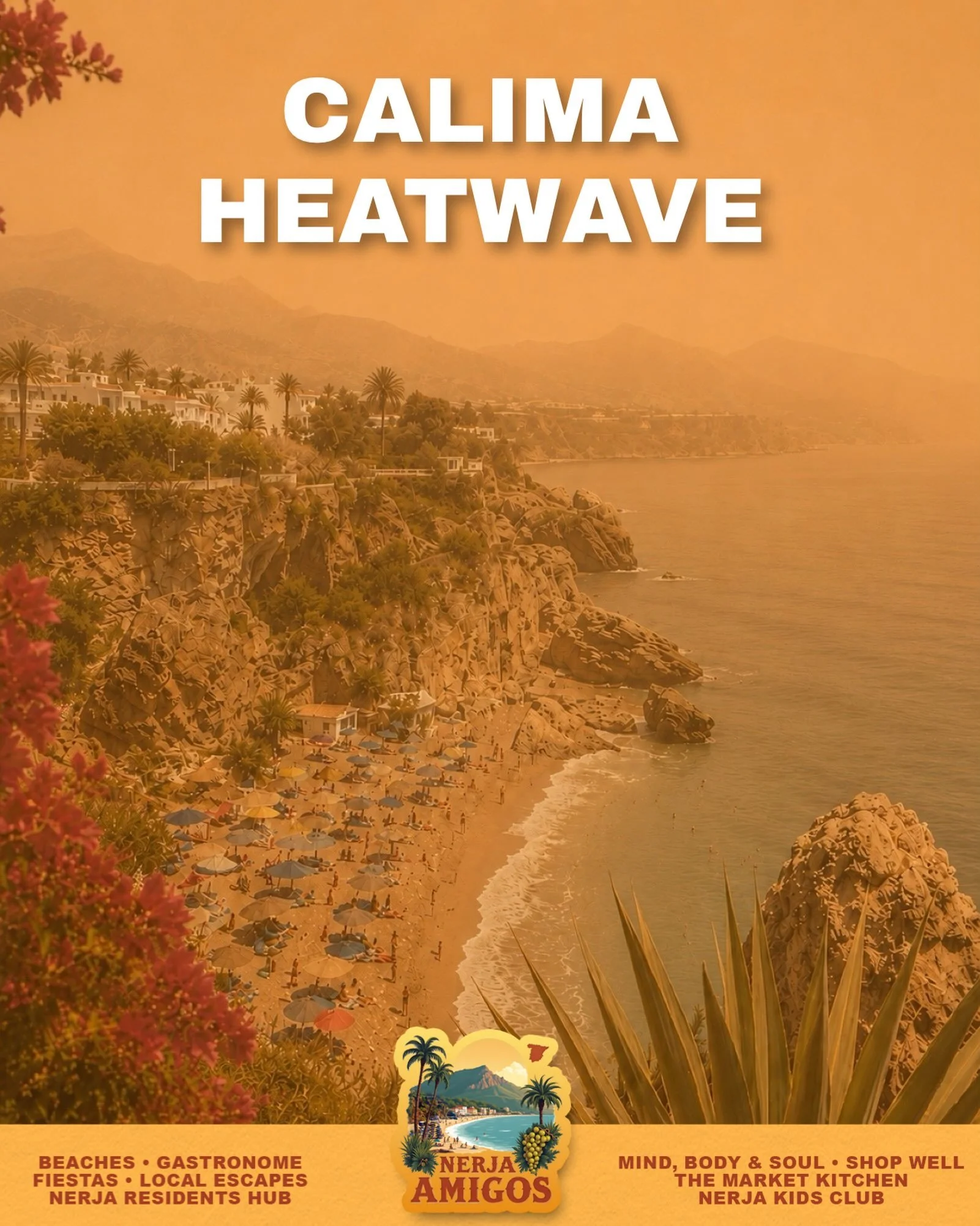 ☀️ Heatwave Continues ☀️ hopefully only few more days&hellip; 

The Saharan dust is expected to linger over Nerja through Wednesday and Thursday, bringing hazy skies, reduced visibility and very warm conditions. 

Relief is currently expected to arri