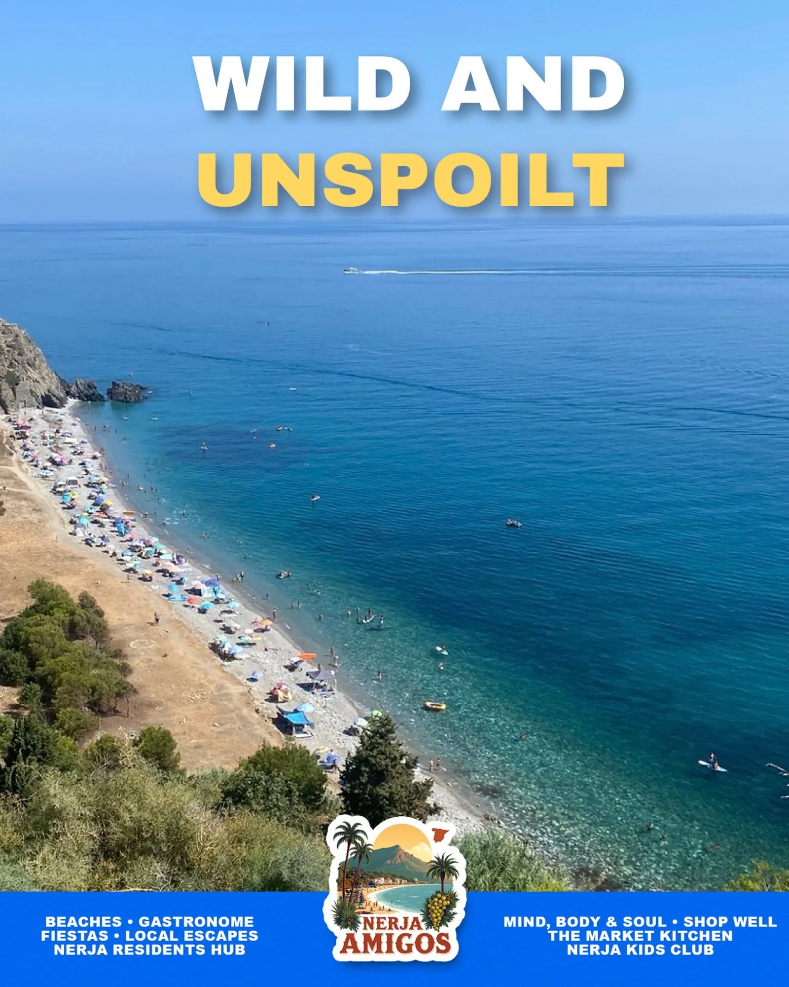 🌿 Wild &amp; Unspoilt 🌊

Pack a picnic 🧺 grab your chairs or a blanket and an umbrella and make a little family adventure of it. ⛱️

The walk down the rugged hillside is all part of the experience, with hidden coves and incredible turquoise waters