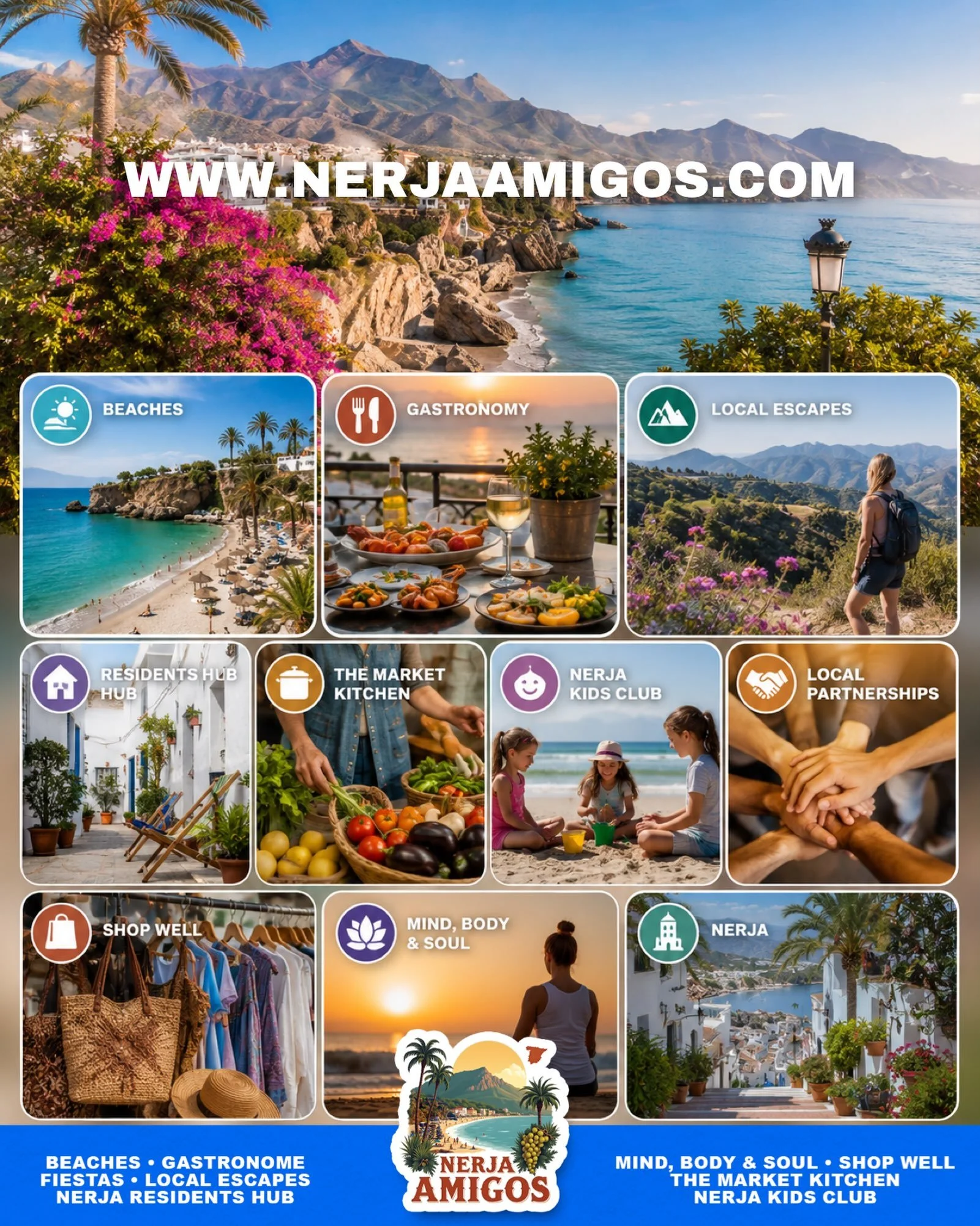 Are you still scrolling for what&rsquo;s happening in Nerja? 👀

🔥 Go straight to the source 👉🏽 our website 👉🏽 NERJA AMIGOS! 🔥 (www.nerjaamigos.com) 

More than social media. More than posters. A real local website packed with everything Nerja‼