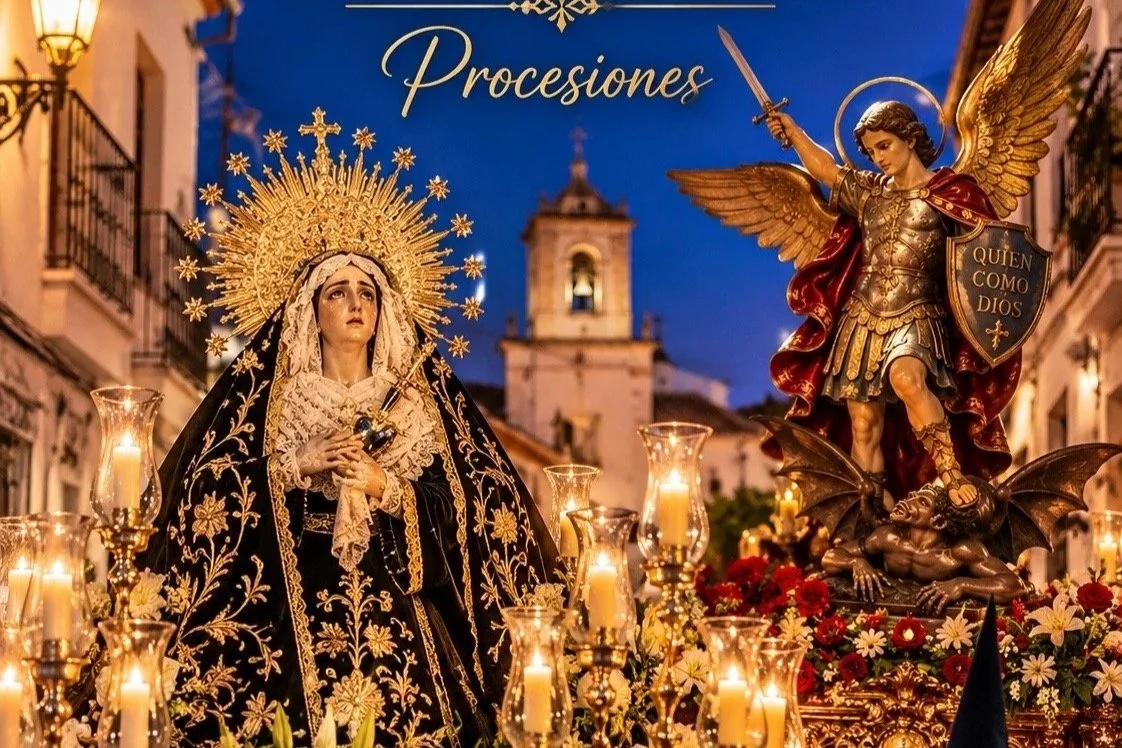 Virgen de las Angustias y San Miguel