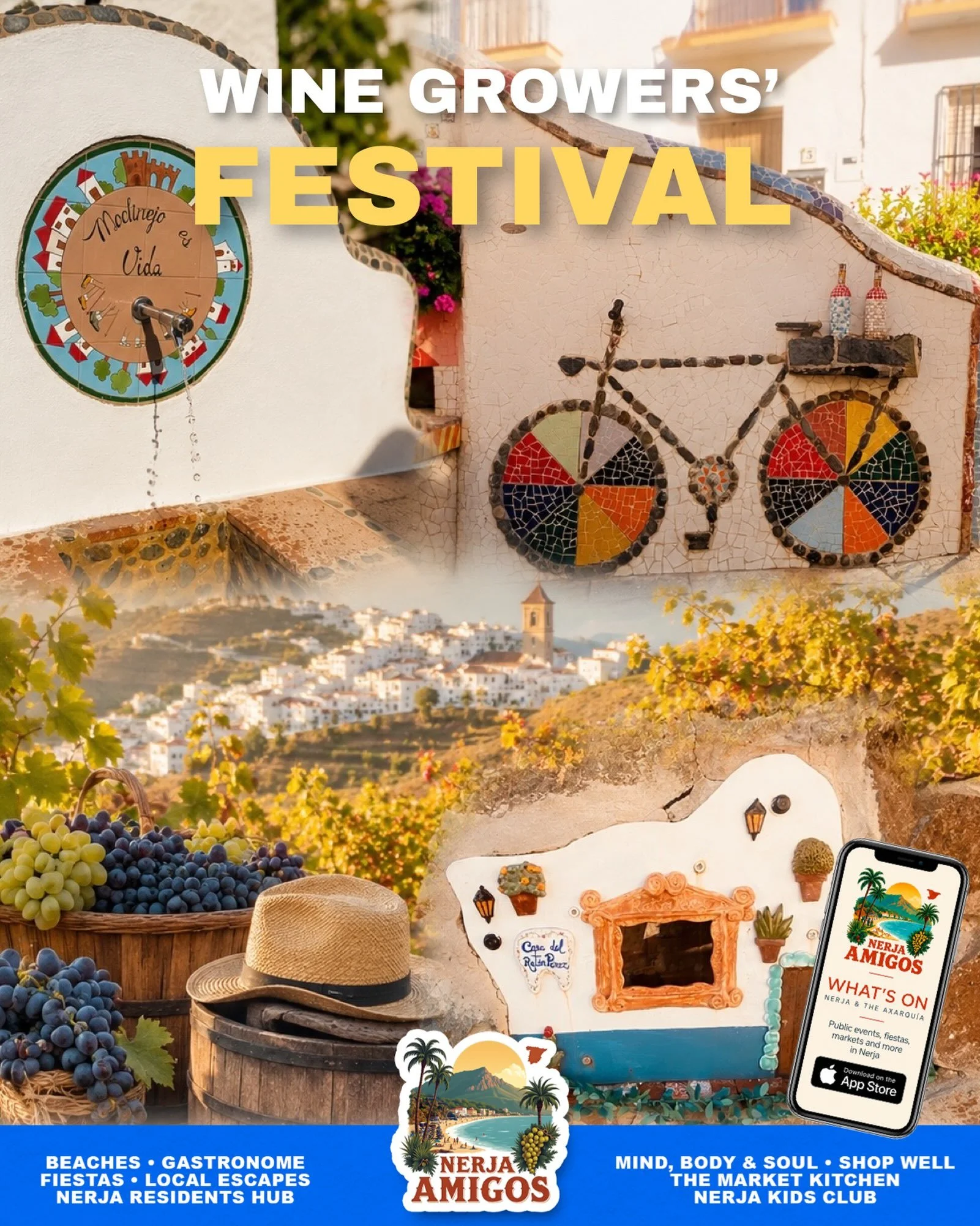 🍇 Fancy discovering one of the Axarqu&iacute;a&rsquo;s traditional wine fiestas?

Moclinejo is getting ready for its Fiesta de Vi&ntilde;eros &ndash; a celebration of the village&rsquo;s winemaking heritage, local flavours, traditions and, of course