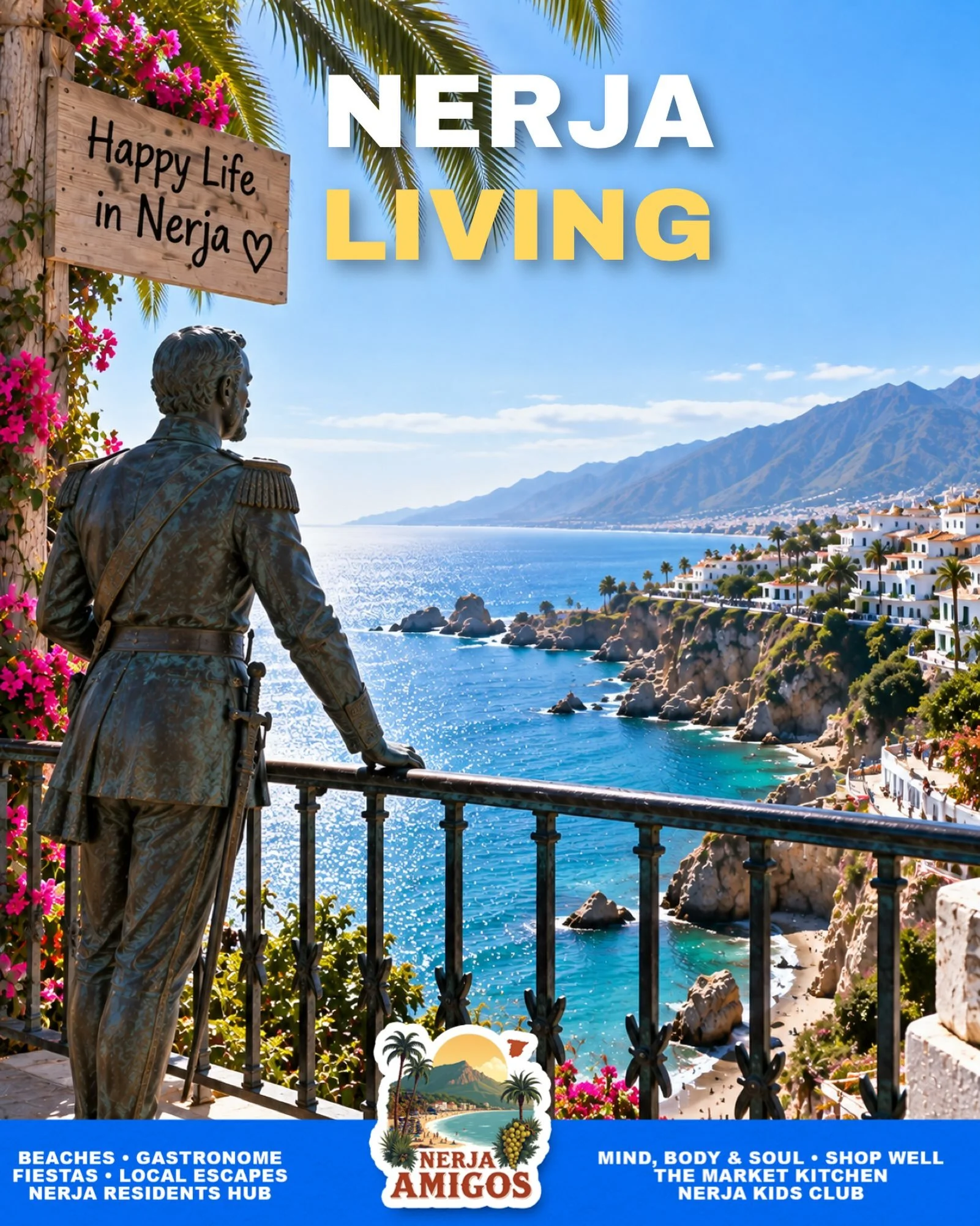 🏡 Living in Nerja? Visiting? Here for a longer stay? 

Want to find your way around, tips, essentials,  about seasons or something different? 

Head to our Residents Hub for useful information, stories and plenty of Nerja discoveries.

✅ Nerja on a 