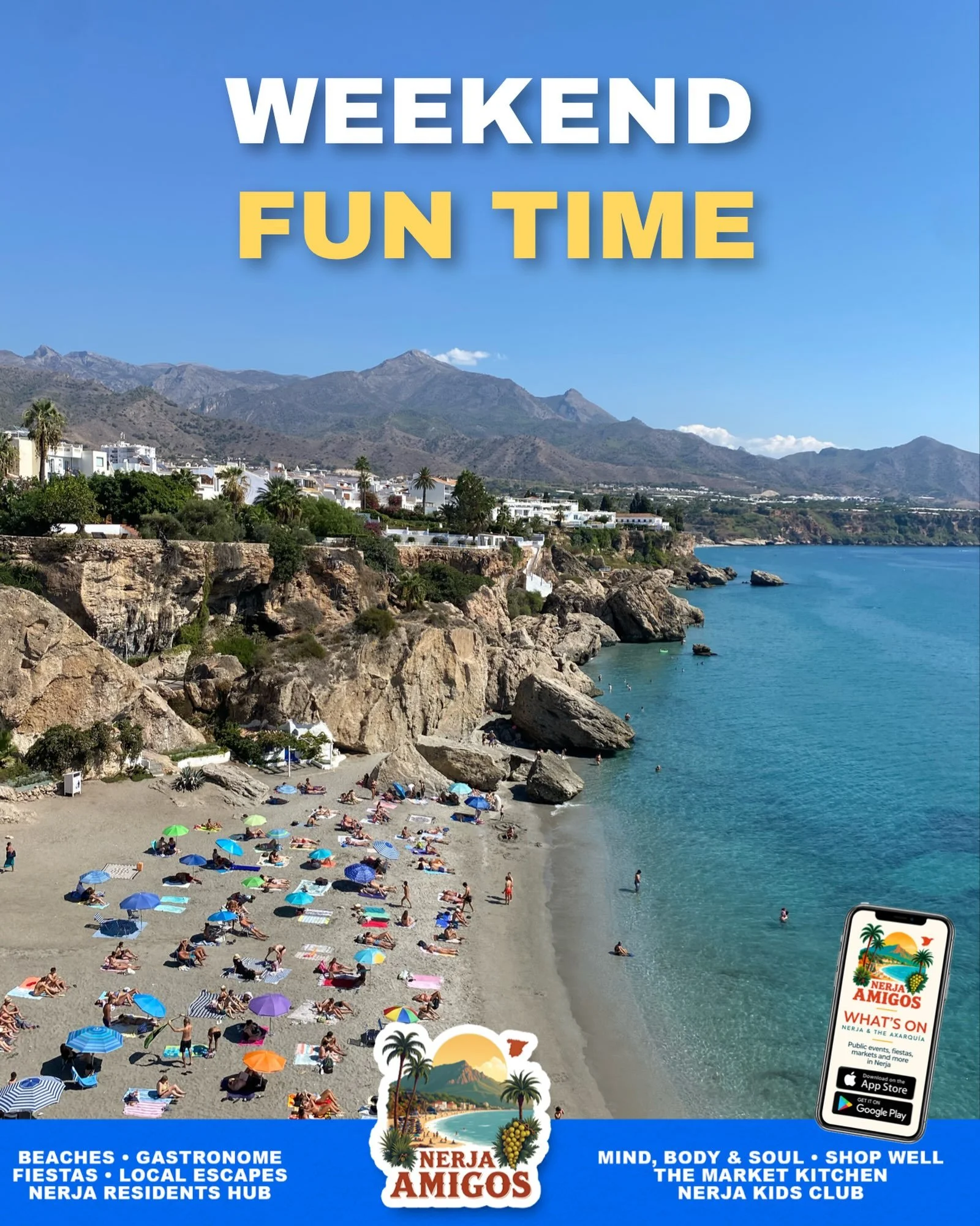 ☀️ Where are you heading this weekend?

🏖️ Beach &amp; chiringuitos?
🍹 Cocktails by the sea?
🏛️ History &amp; culture?
⛰️ A trip up into the mountains?
🎉 A neighbourhood veladilla?
💃 Or an evening of flamenco at Pe&ntilde;a Flamenca La Sole&aacu