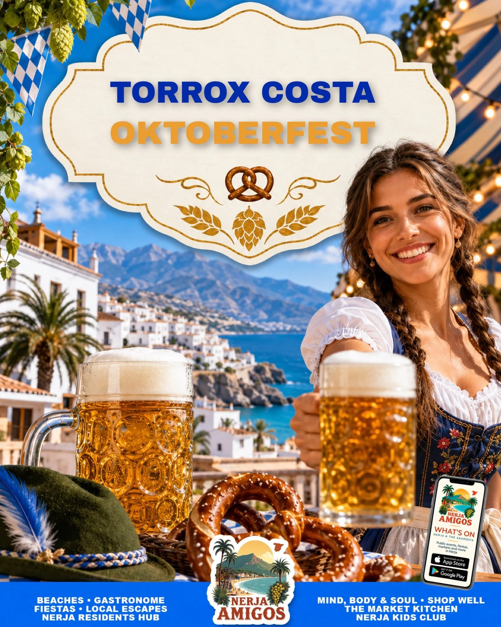🍺 A few days to recharge your batteries&hellip; and ready to celebrate again?

TORROX COSTA OKTOBERFEST 2026! 🇩🇪🇪🇸

As Nerja returns to a little peace and quiet after five days of Feria celebrations, our neighbouring town of Torrox Costa is gett