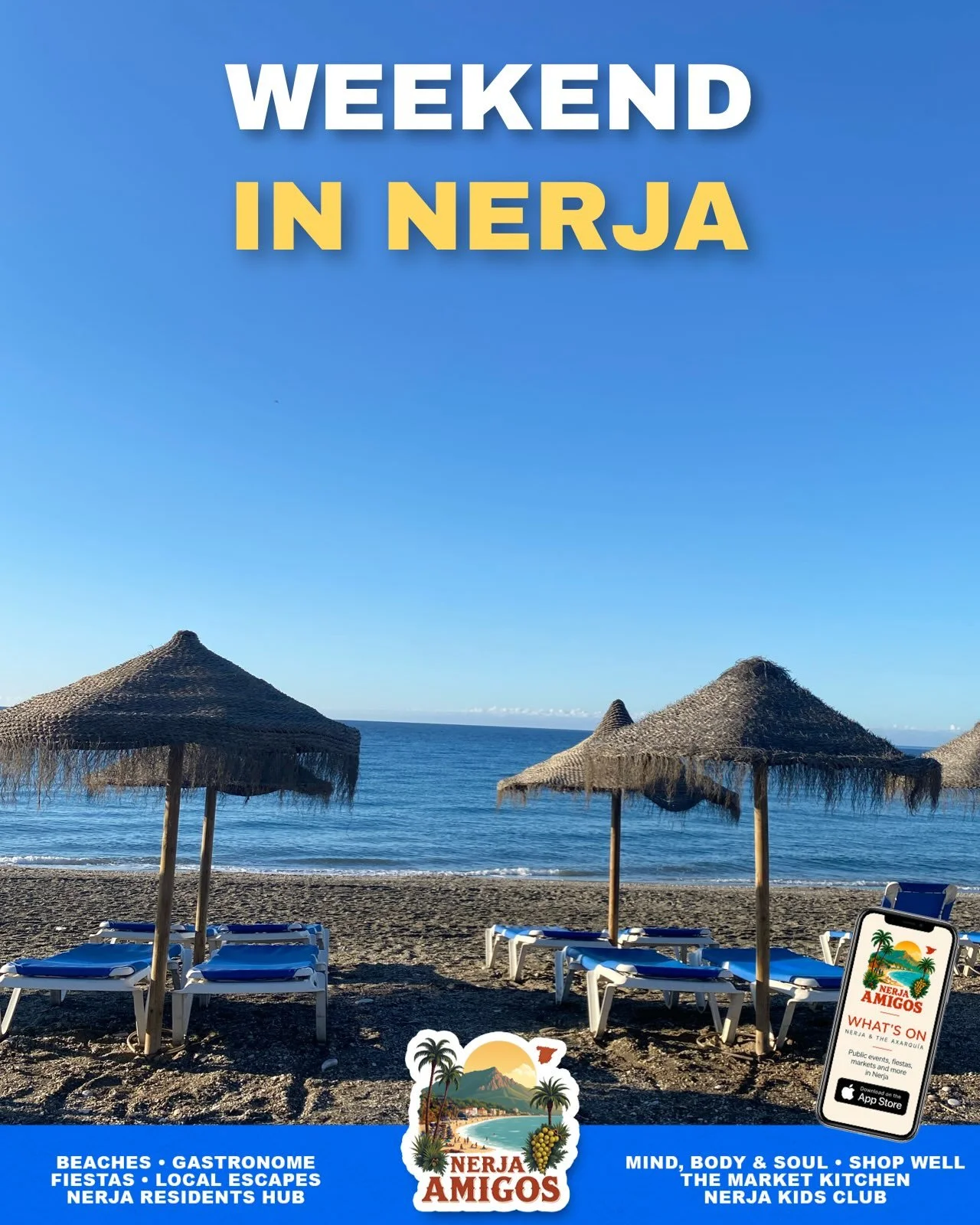 ☀️🏖️ What do you love most about Nerja in October? 🌊

The sunshine, the quieter beaches, the warm autumn days or simply the feeling that summer isn&rsquo;t quite over yet?

🎶 And if you fancy a little more action, there&rsquo;s plenty happening th