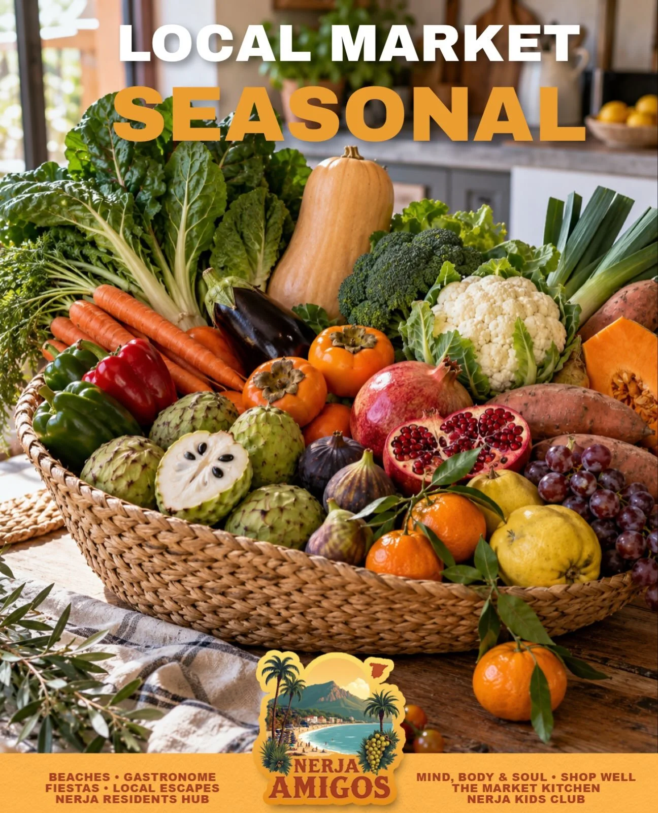 🍊 Do You Know What Makes Our Local Markets So Special and do you know the Different Markets that Nerja offers? 

Today is the Weekly Local Market - Mecadillo - day in Nerja!

Our Mercadillo day is all about fresh, seasonal produce and knowing when t